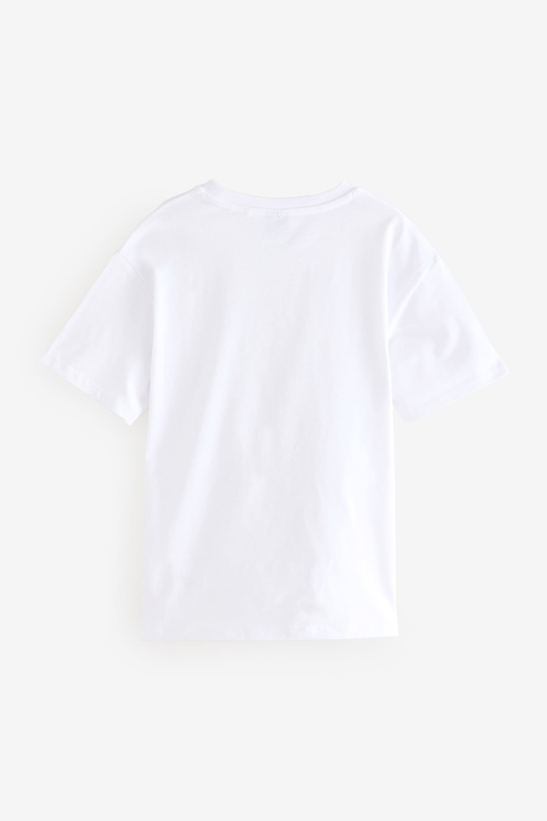 White NASA Oversized T-Shirt (3-16yrs)