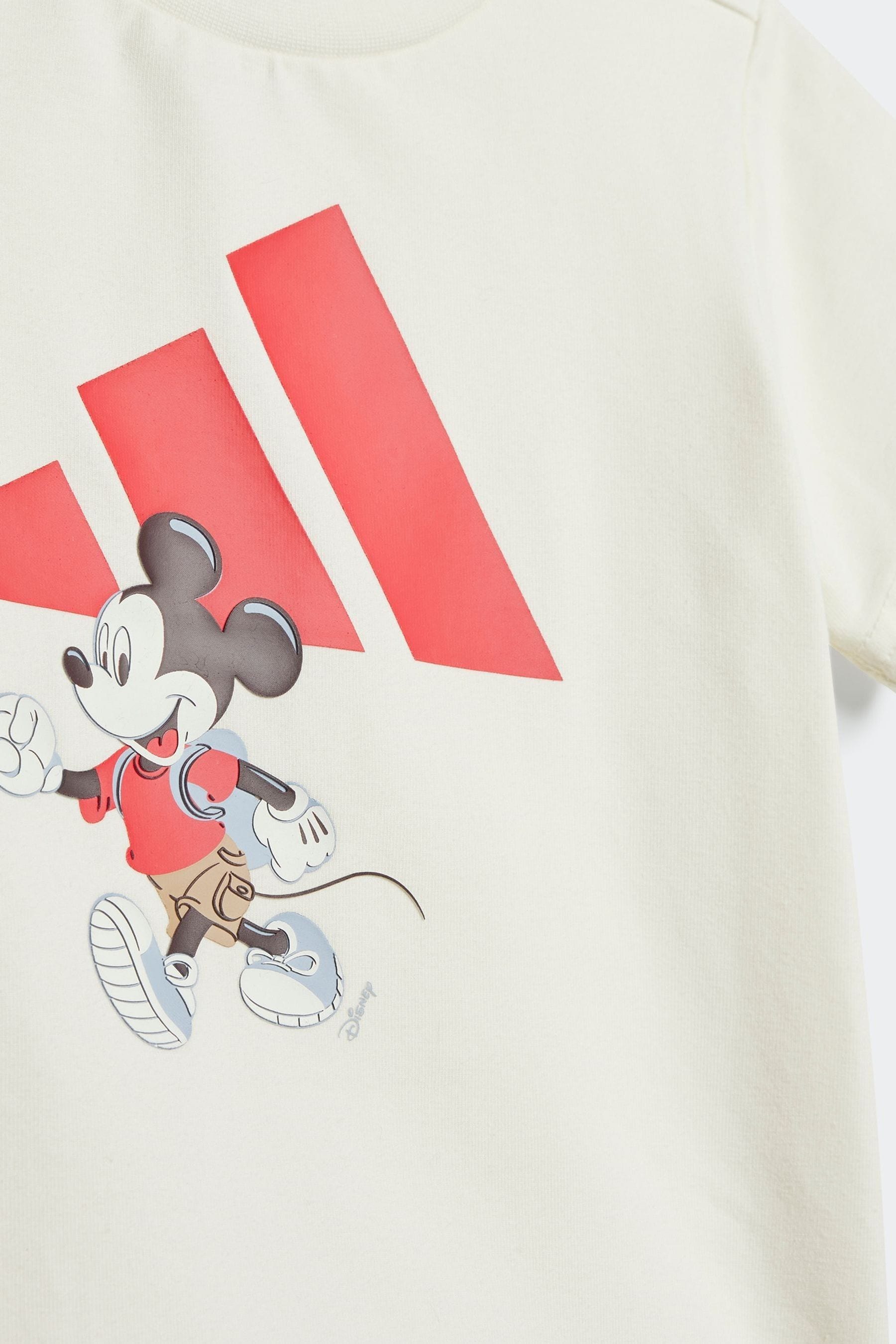 adidas White Disney Mickey Mouse Short and T-Shirt Set