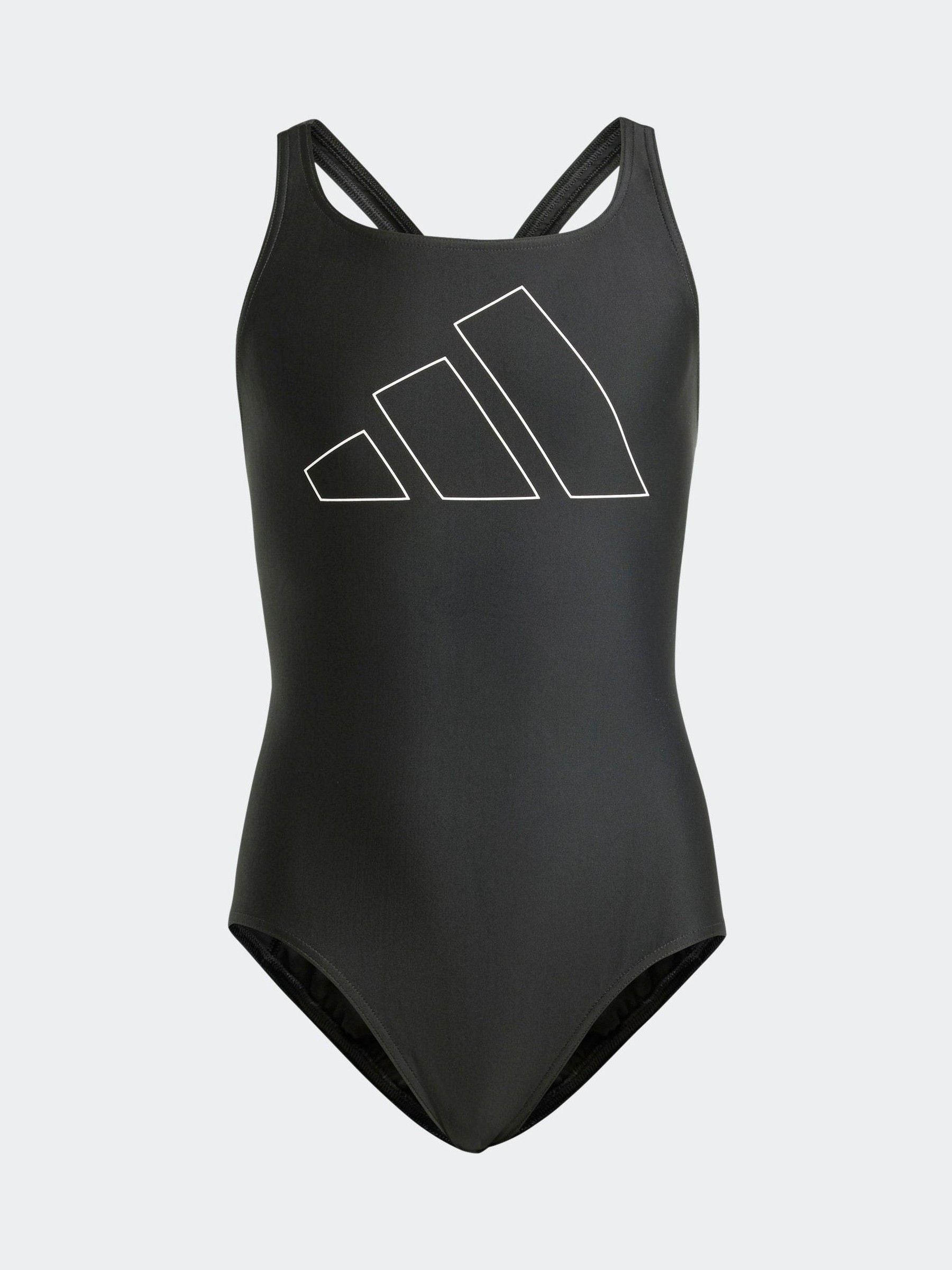 adidas Black Performance Big Bars Swimsuit