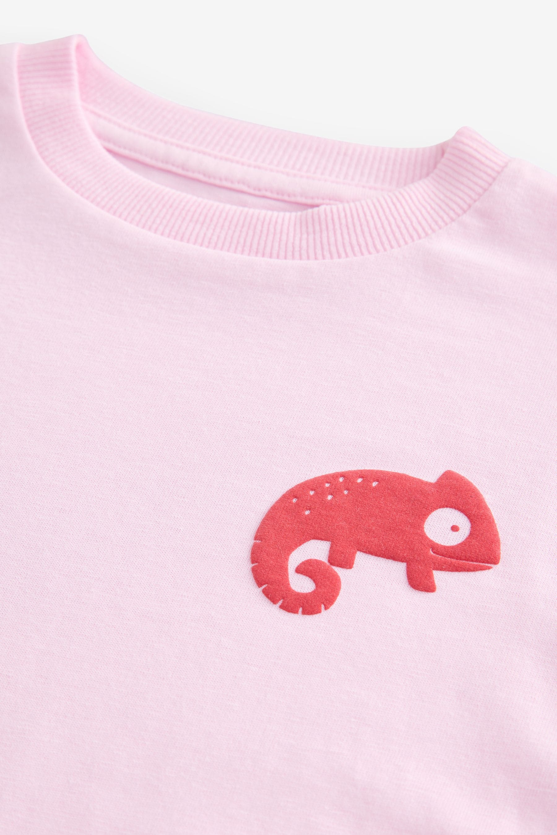 Pink Simple 100% Cotton Short Sleeve T-Shirt (3mths-7yrs)