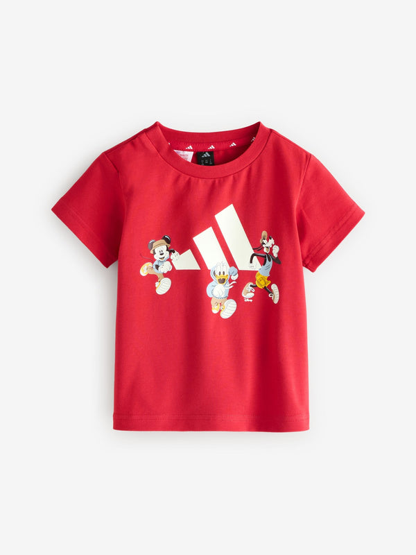 adidas Red Disney Mickey Mouse T-Shirt