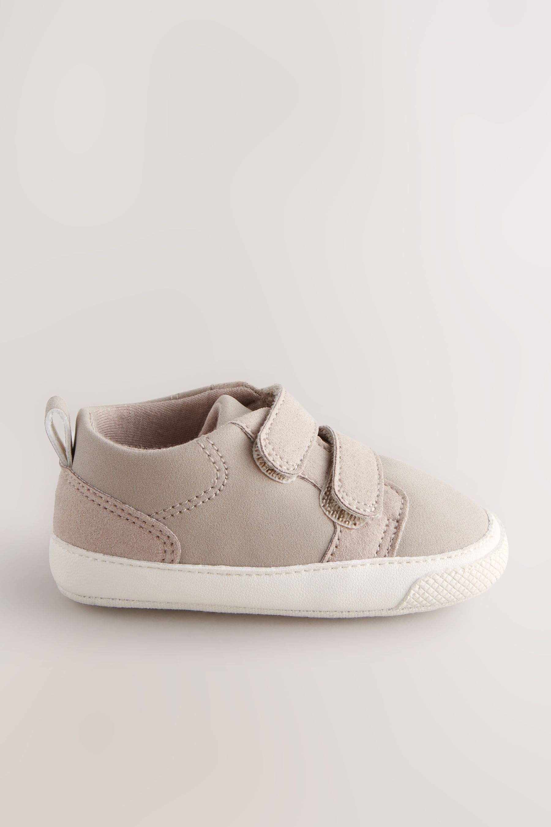 Neutral Two Strap Baby Trainers (0-24mths)