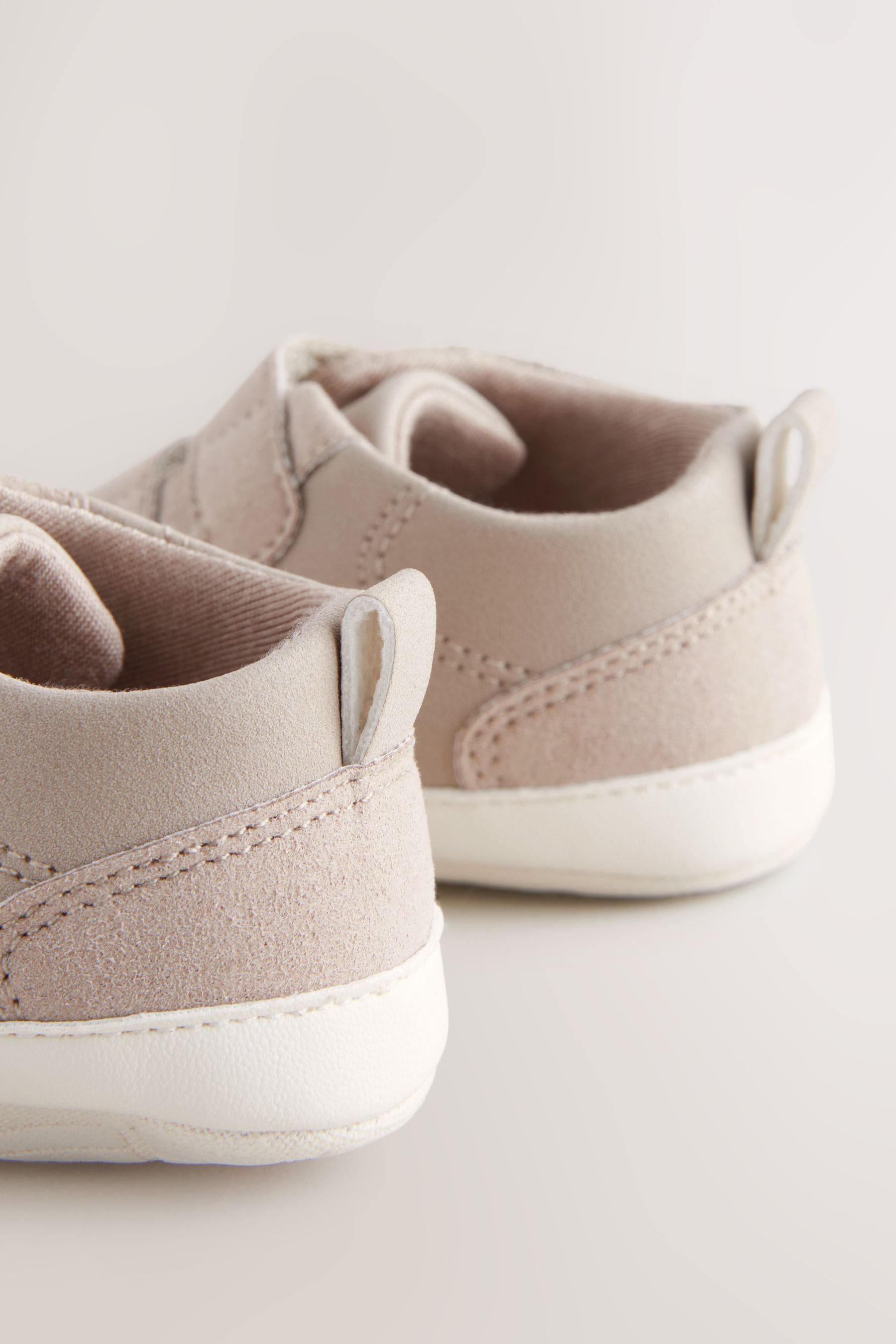 Neutral Two Strap Baby Trainers (0-24mths)