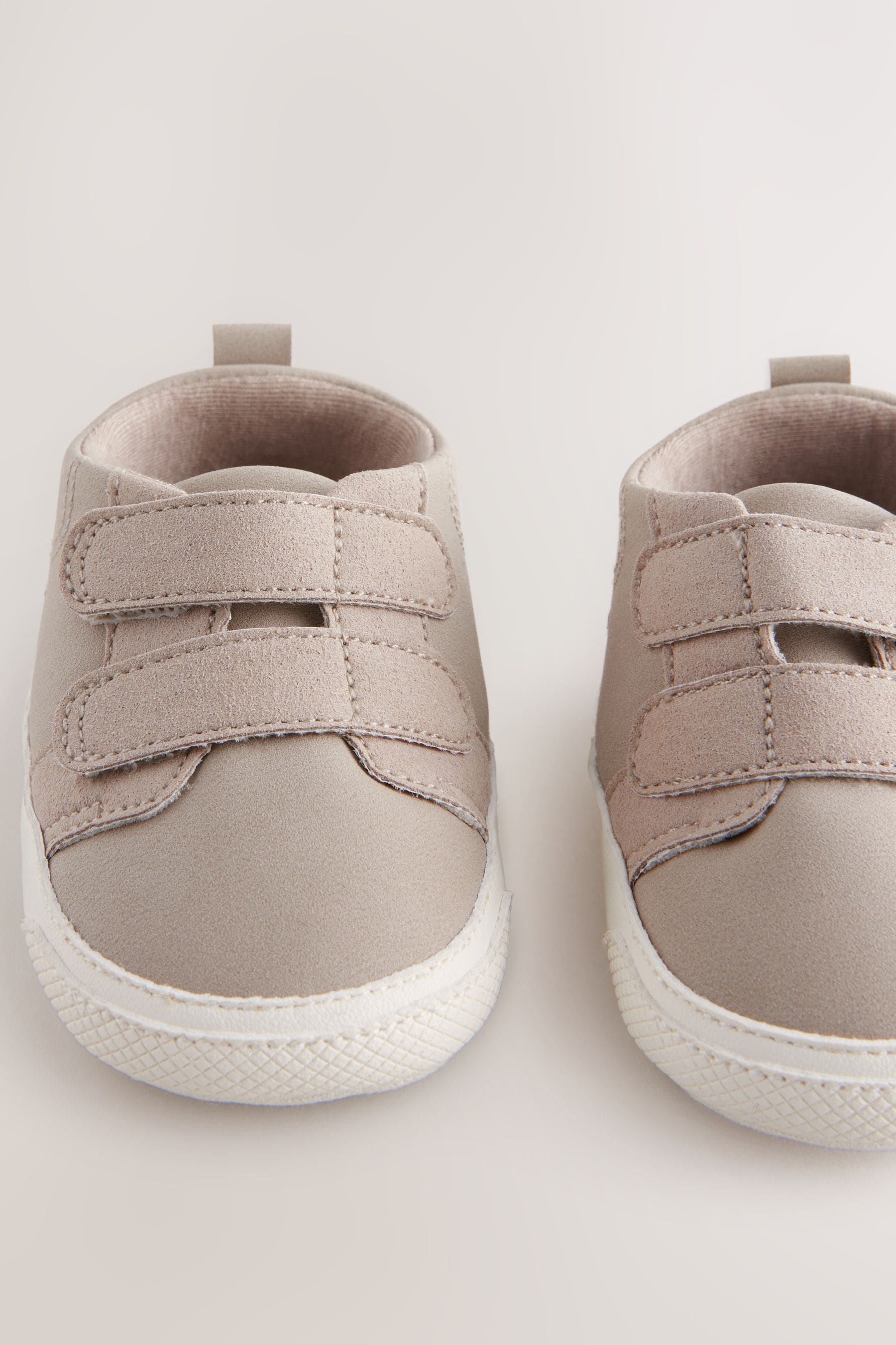 Neutral Two Strap Baby Trainers (0-24mths)