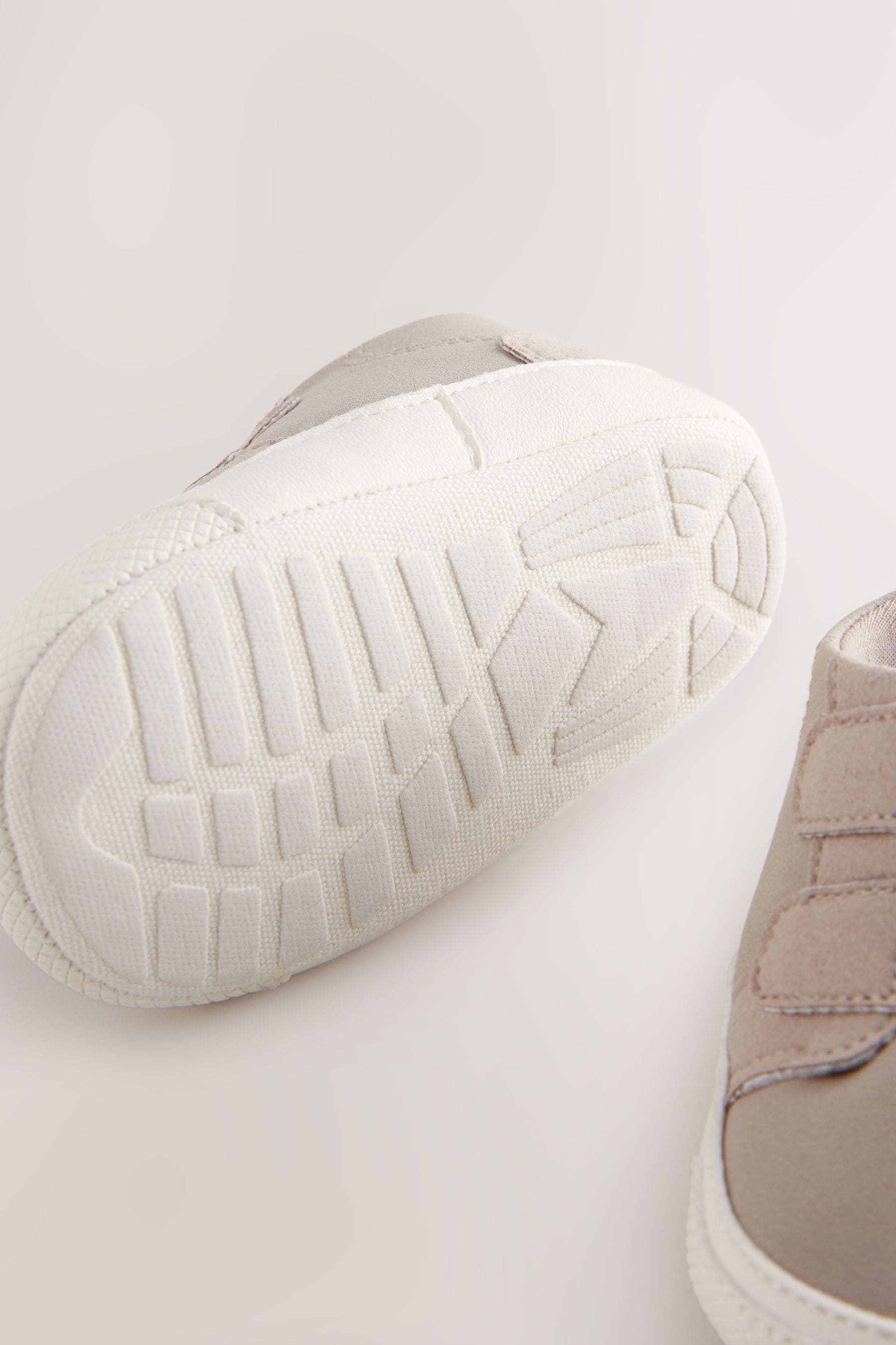 Neutral Two Strap Baby Trainers (0-24mths)