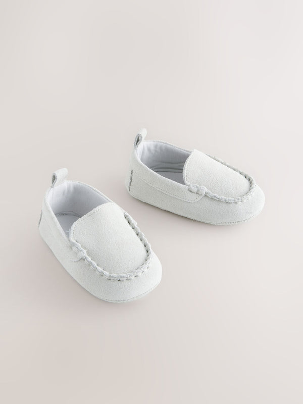 Grey Baby Suede Shoes (0-24mths)