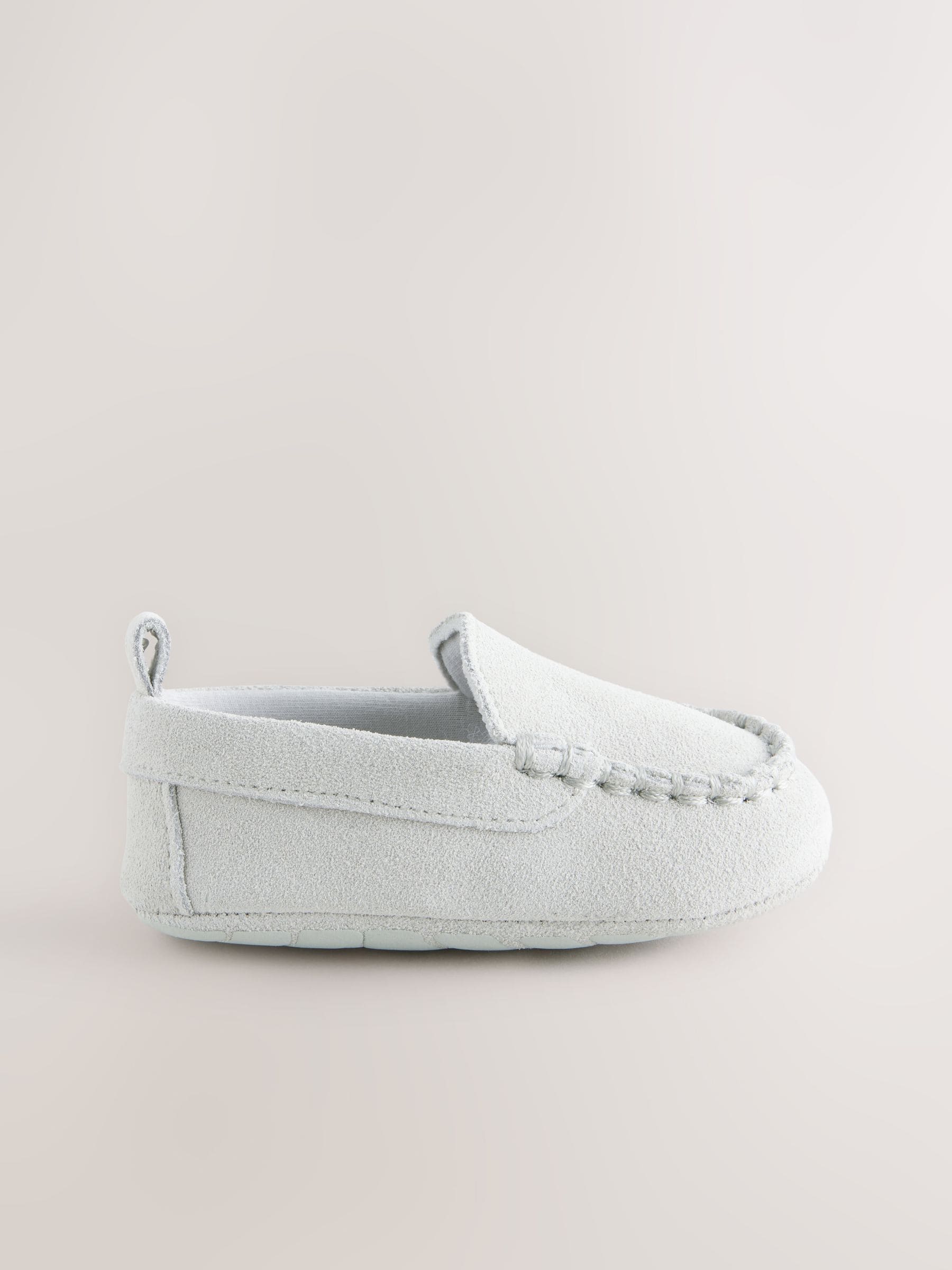 Grey Baby Suede Shoes (0-24mths)