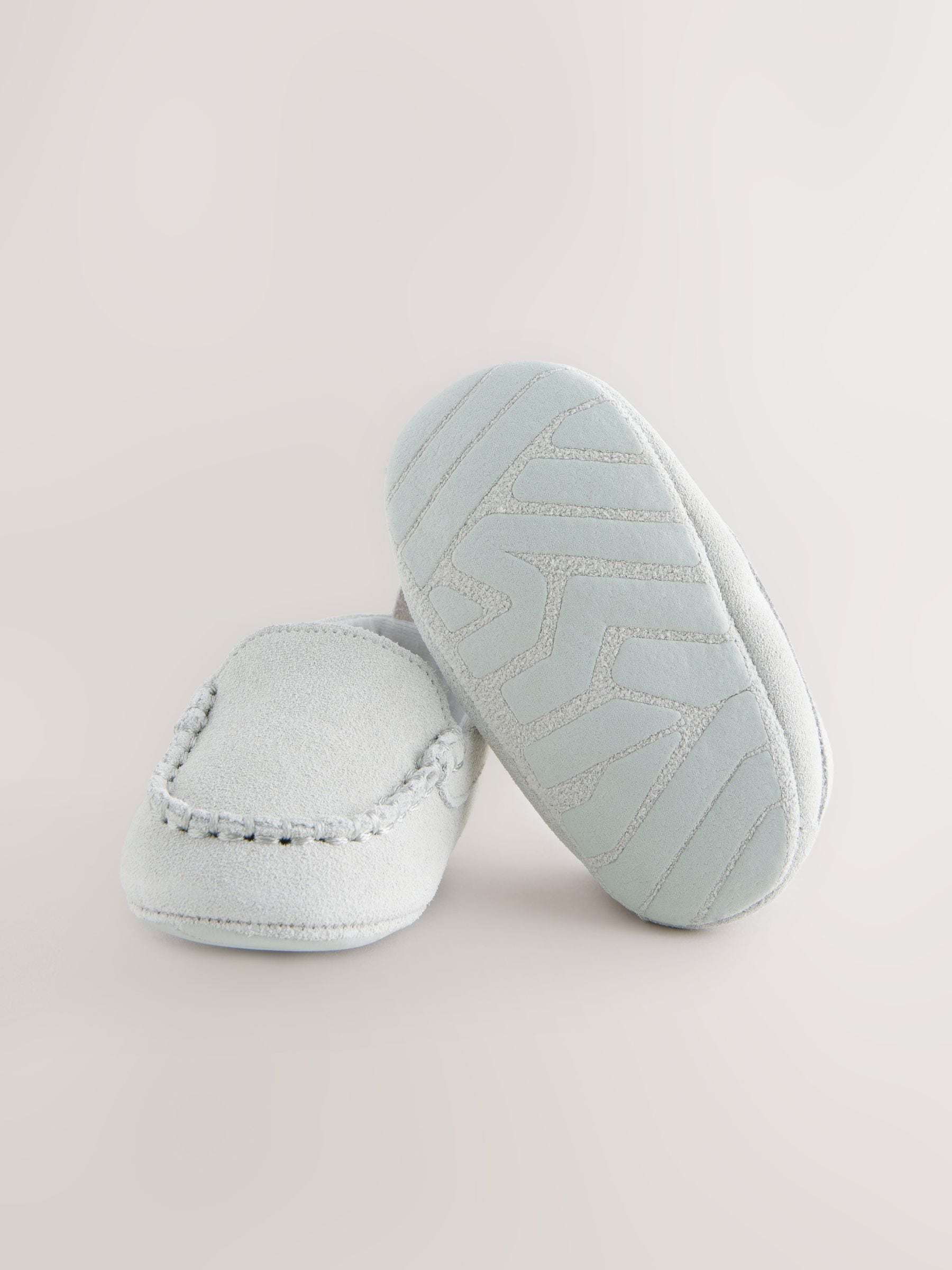 Grey Baby Suede Shoes (0-24mths)