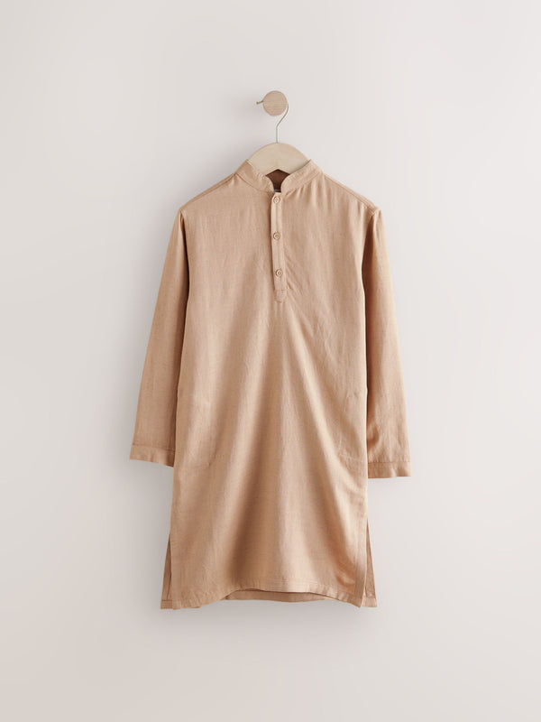 Mink Brown Plain EID Kurta (3mths-16yrs)