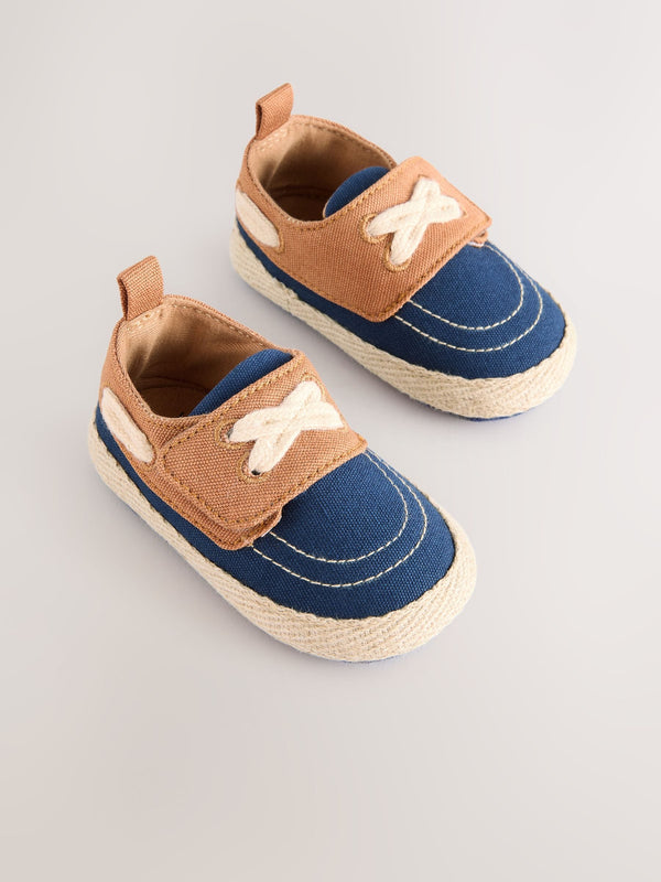 Navy Baby Boat Loafer Shoes (0-24mths)