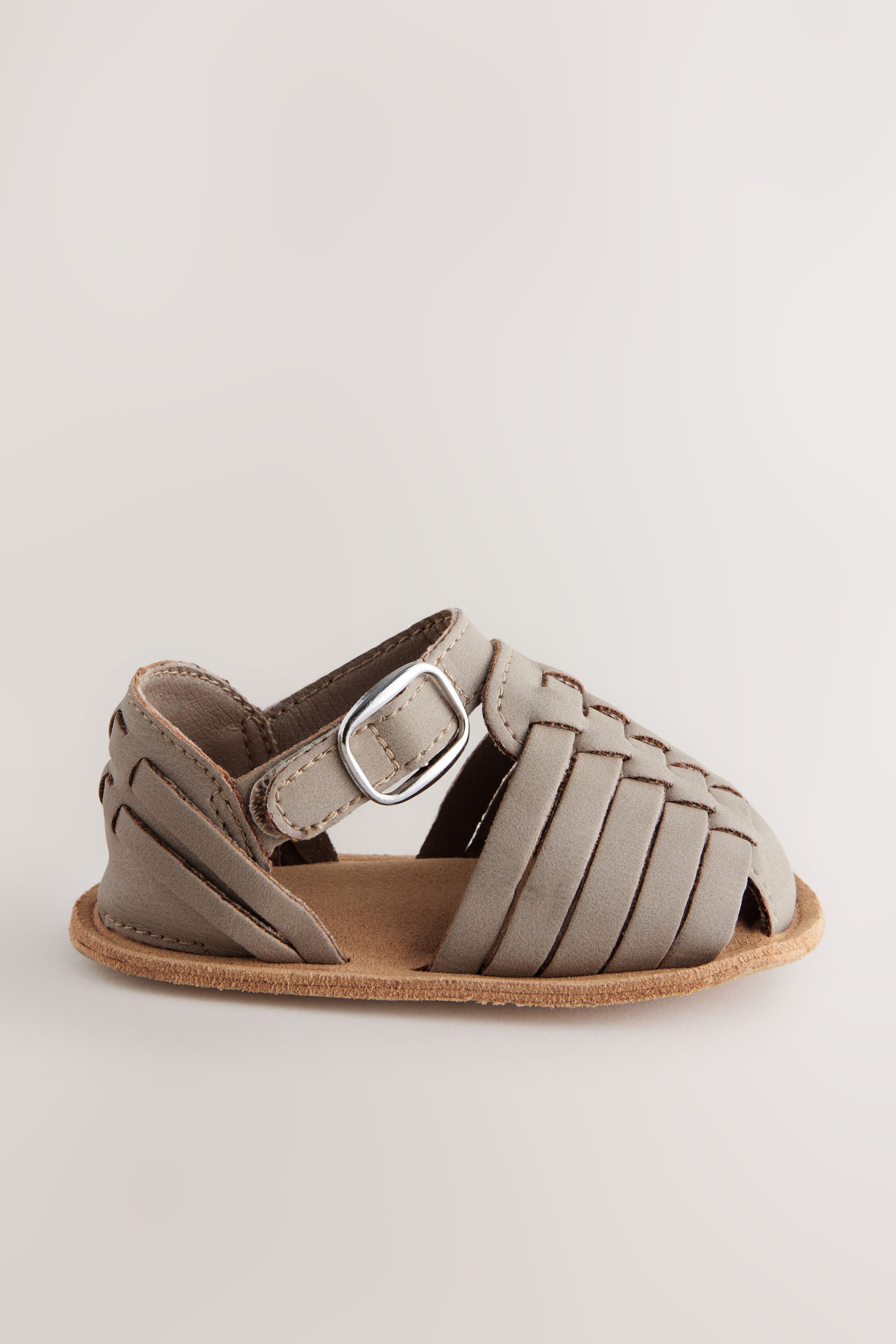 Grey Baby Woven Sandals (0-24mths)