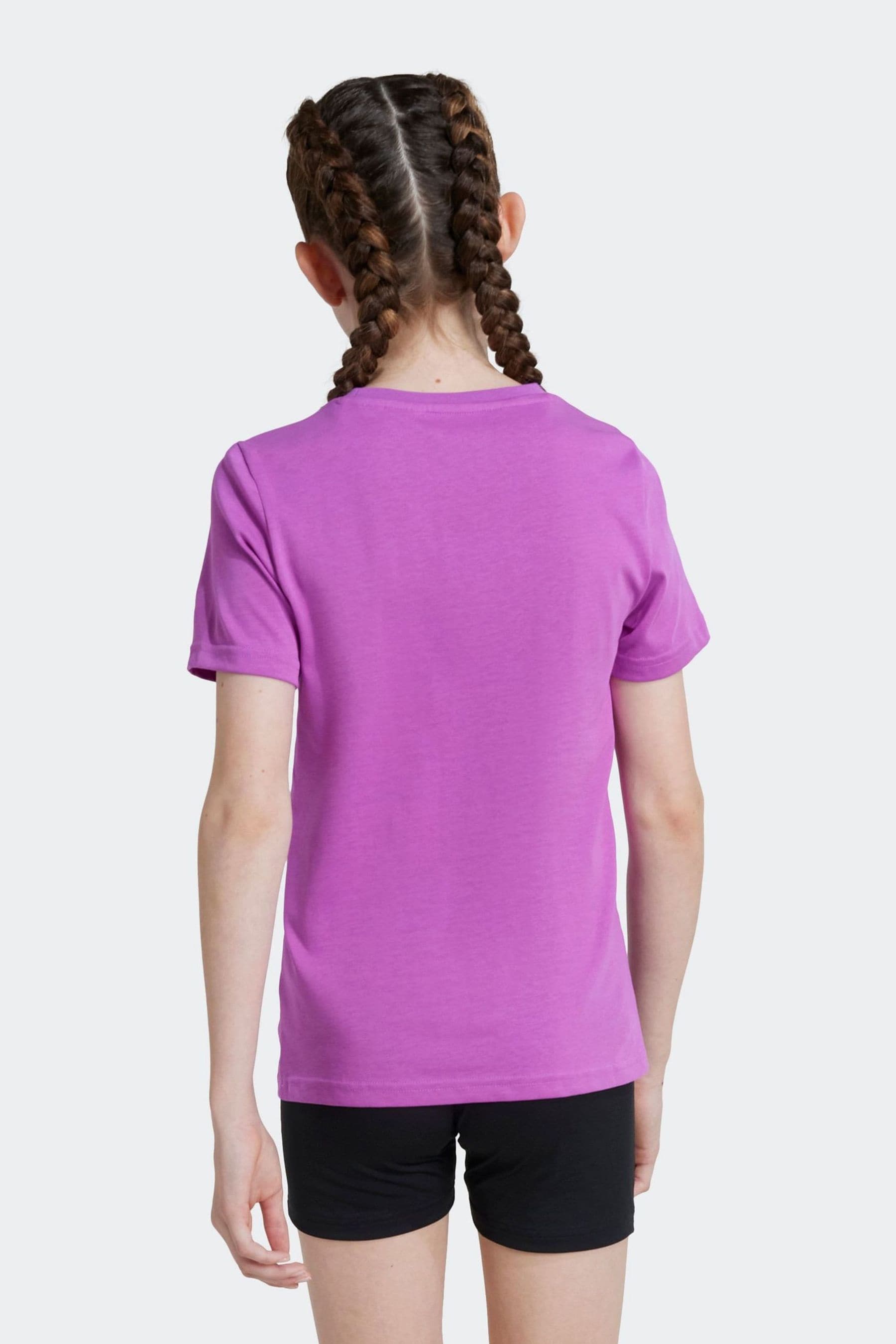 adidas Purple Graphic T-Shirt