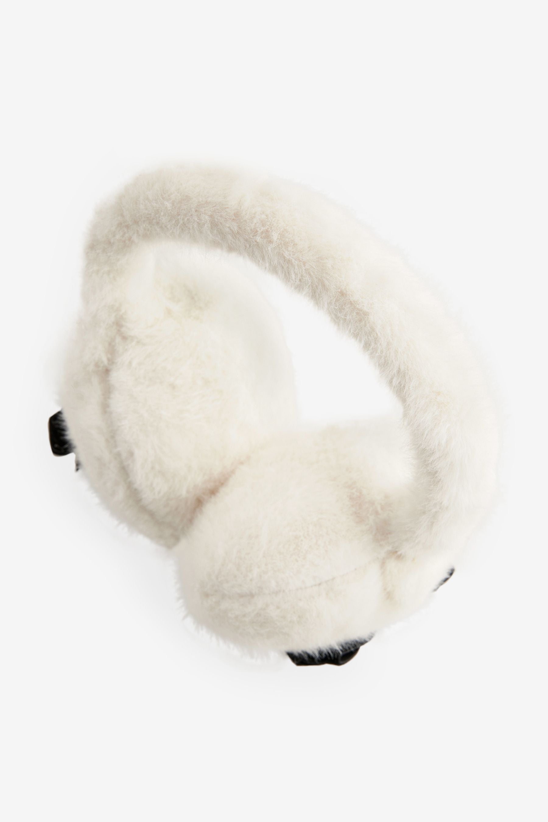 Cream Bow Earmuffs