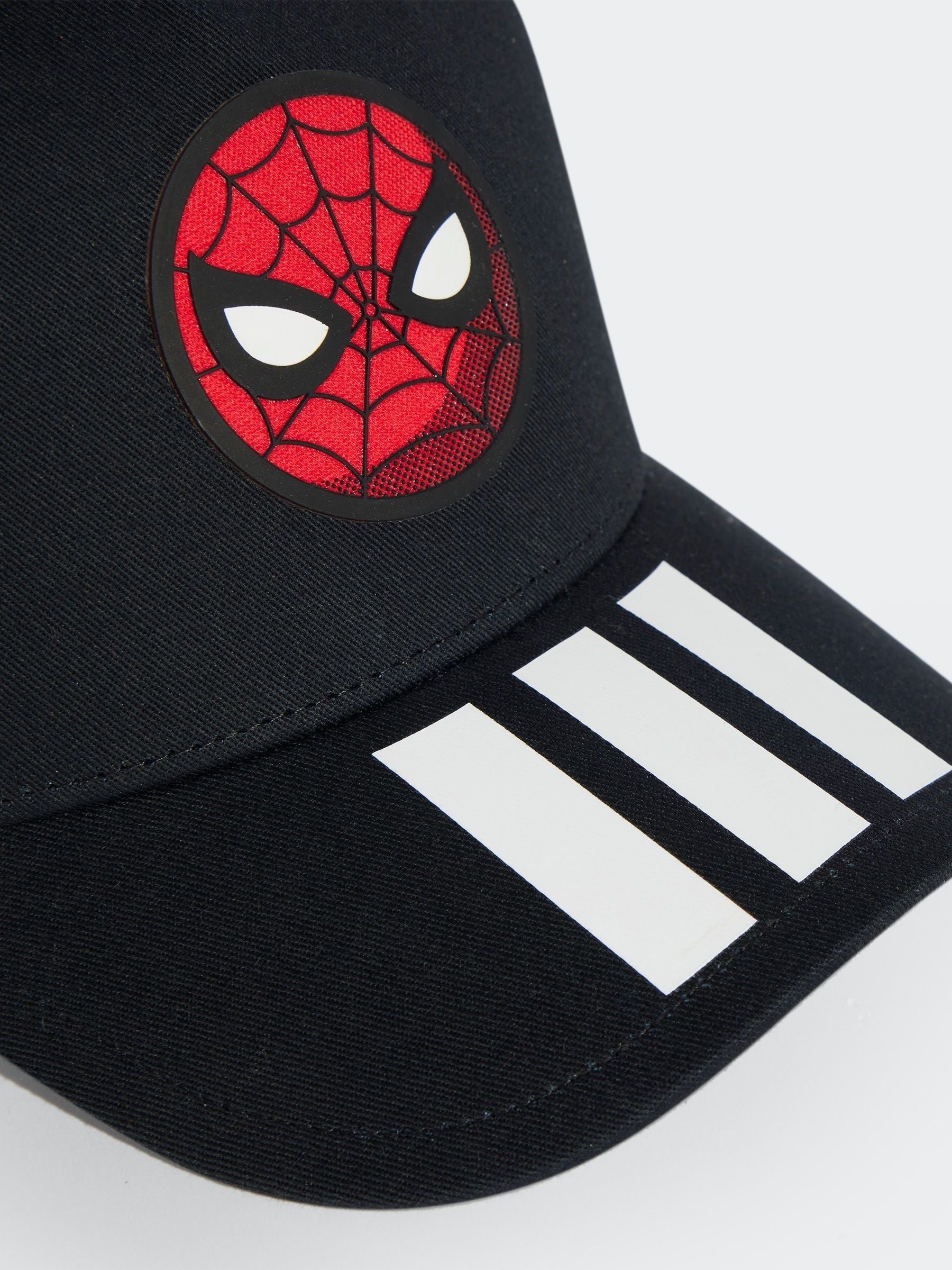 adidas Black Little Kids Marvel Spider-Man 100% Cotton Cap