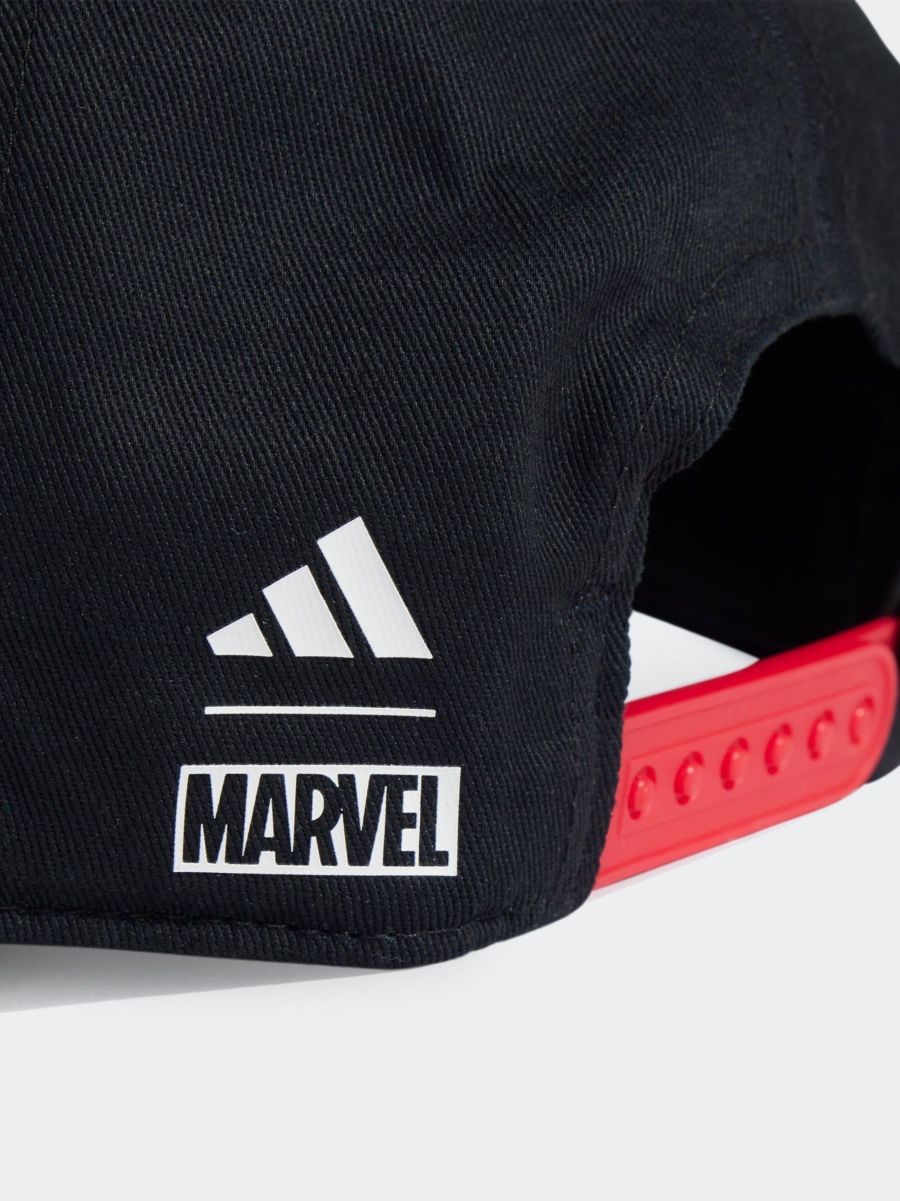 adidas Black Little Kids Marvel Spider-Man 100% Cotton Cap