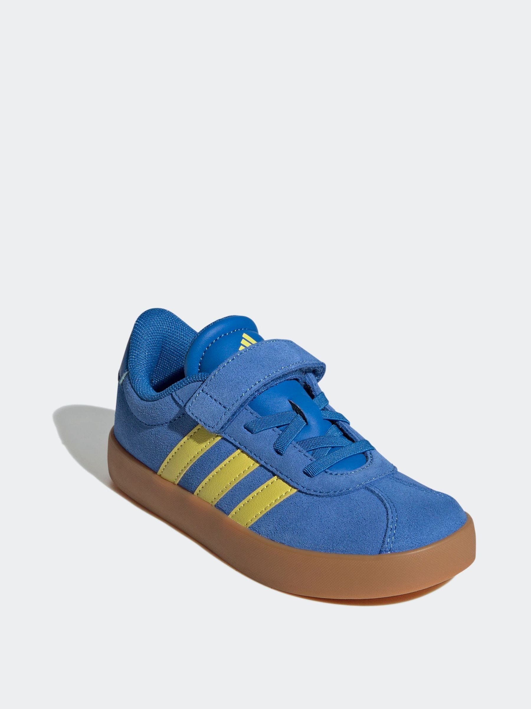 adidas Blue/Yellow VL Court 3.0 Trainers