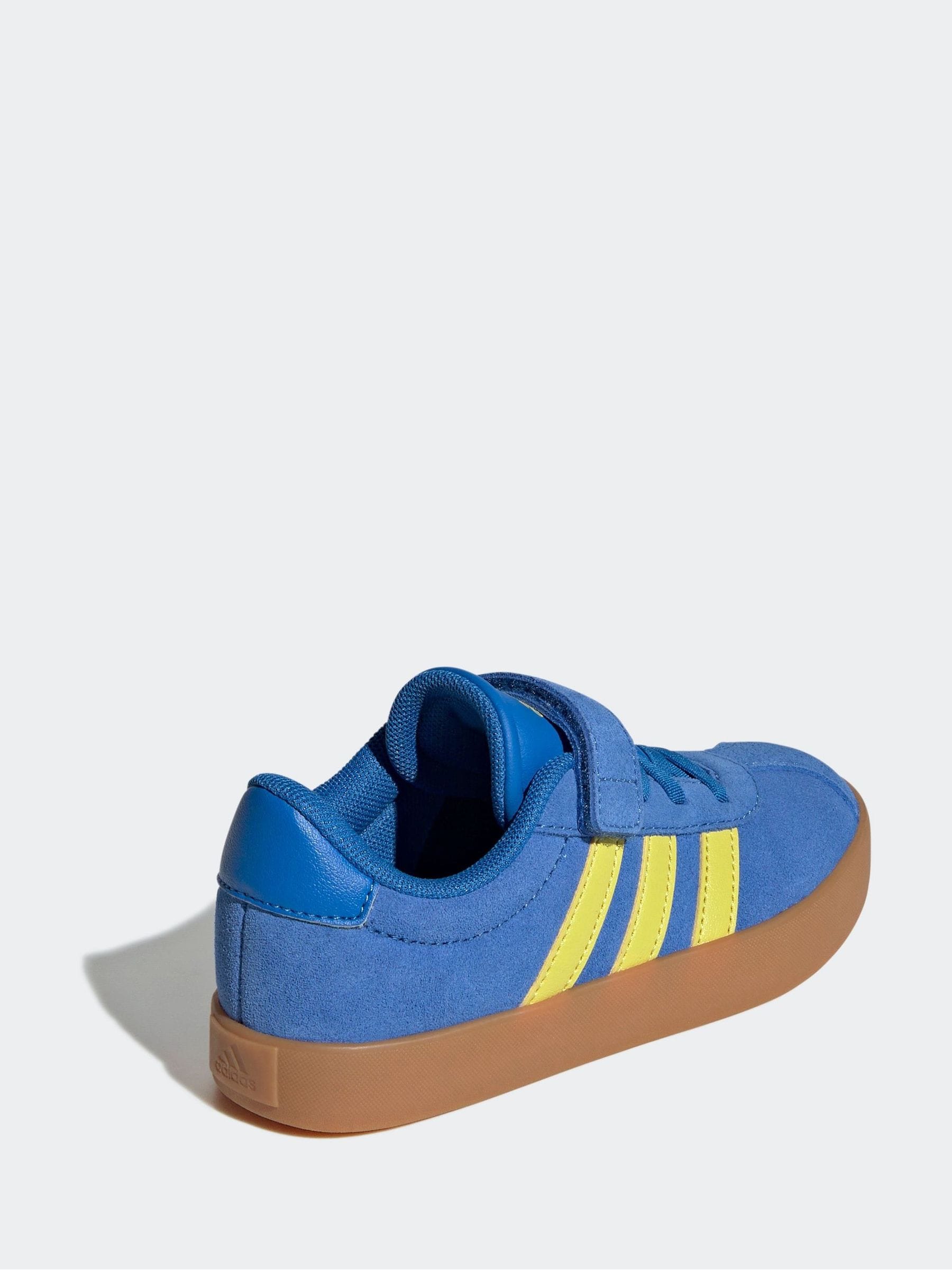 adidas Blue/Yellow VL Court 3.0 Trainers