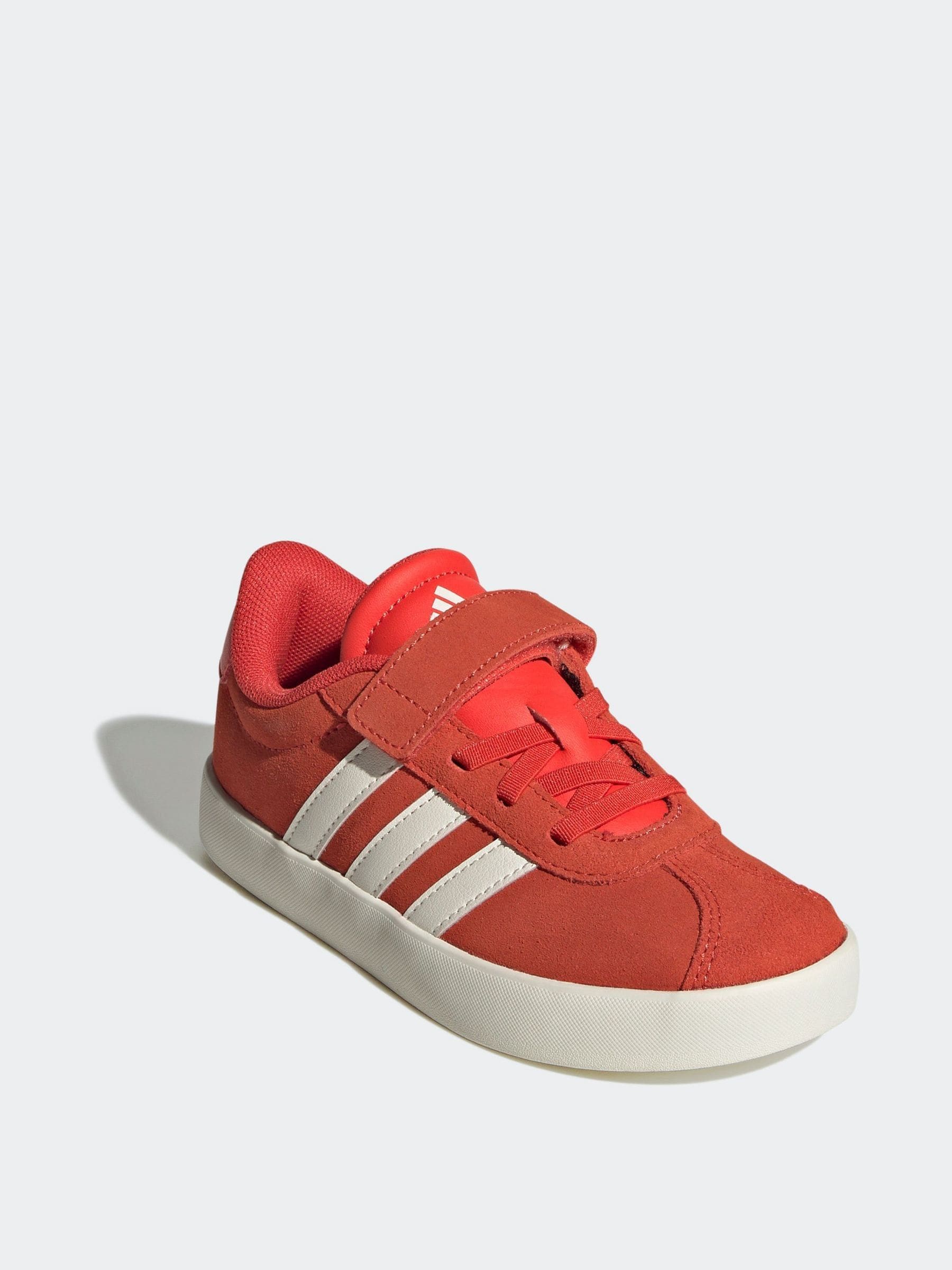 adidas Red/White VL Court 3.0 Trainers