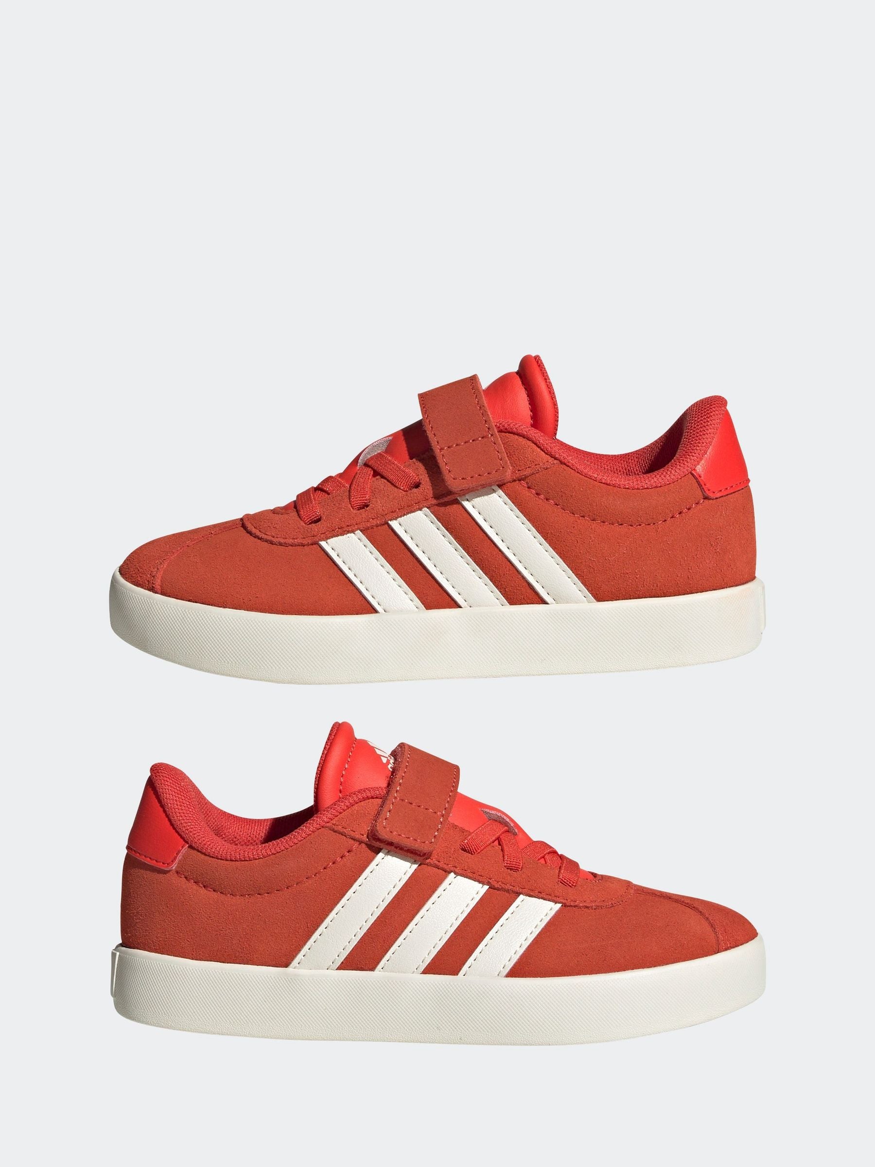 adidas Red/White VL Court 3.0 Trainers