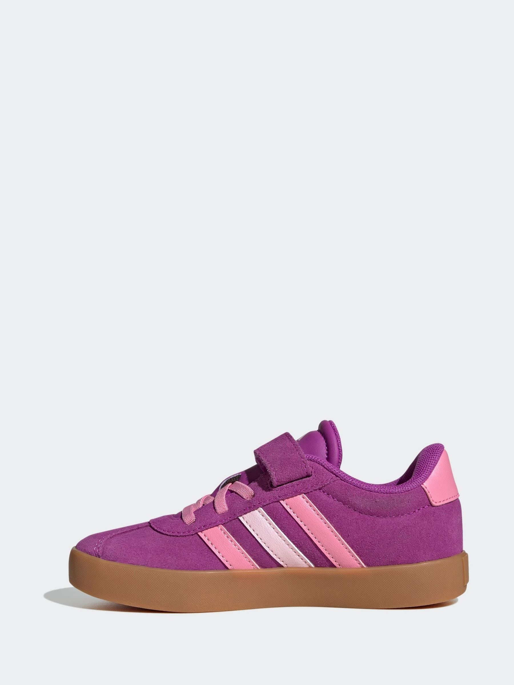 adidas Pink/Purple VL Court 3.0 Trainers