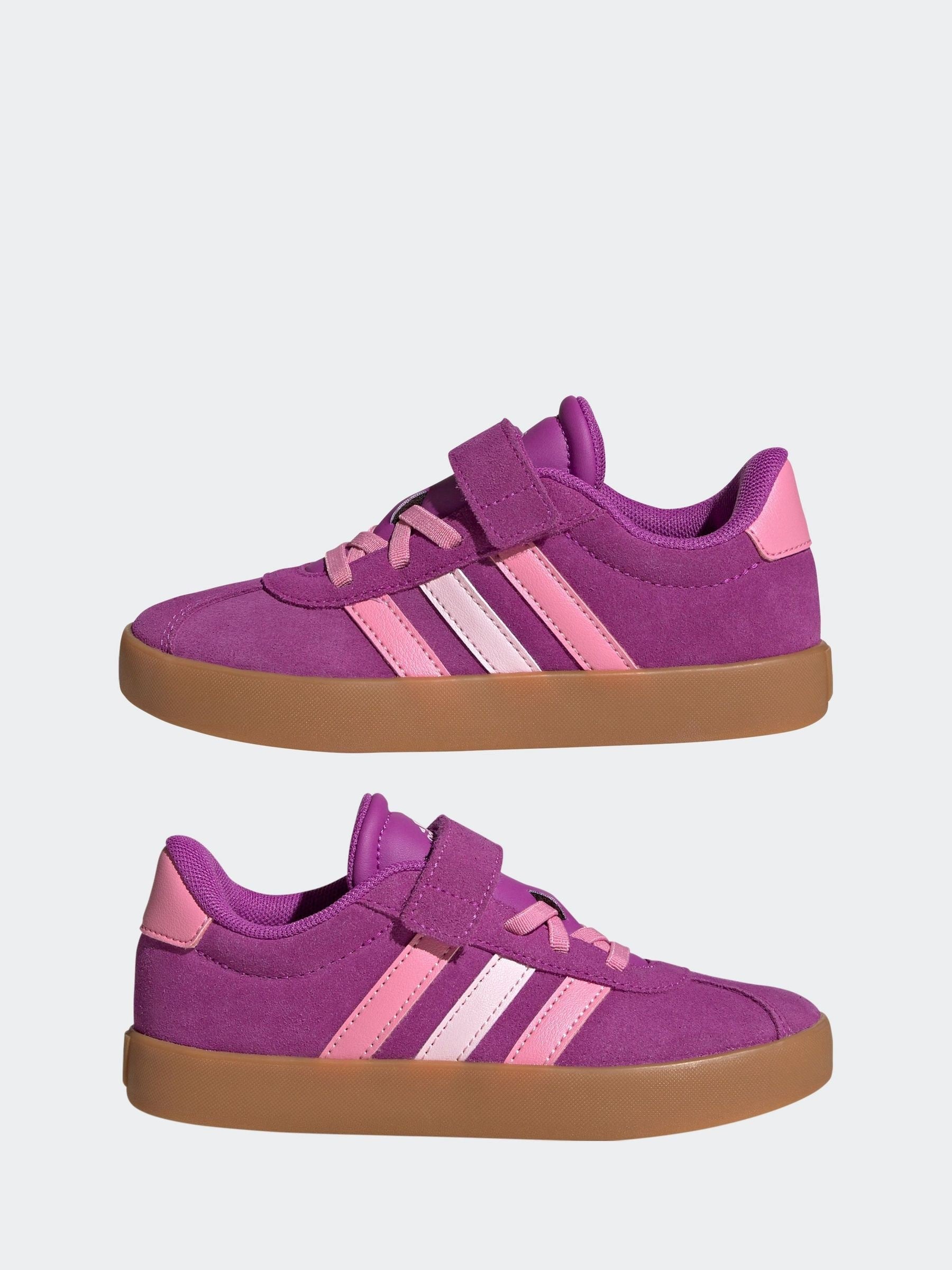 adidas Pink/Purple VL Court 3.0 Trainers