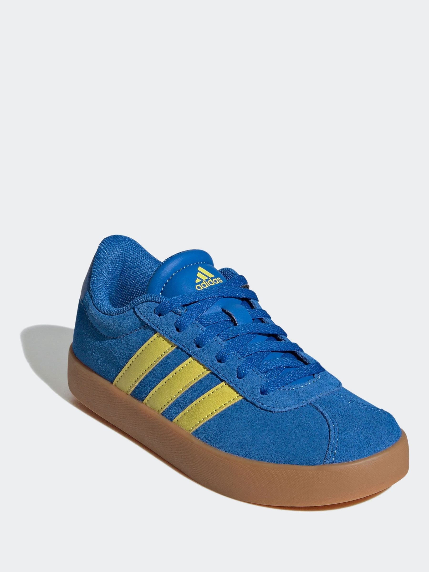 adidas Blue/Yellow VL Court 3.0 Trainers