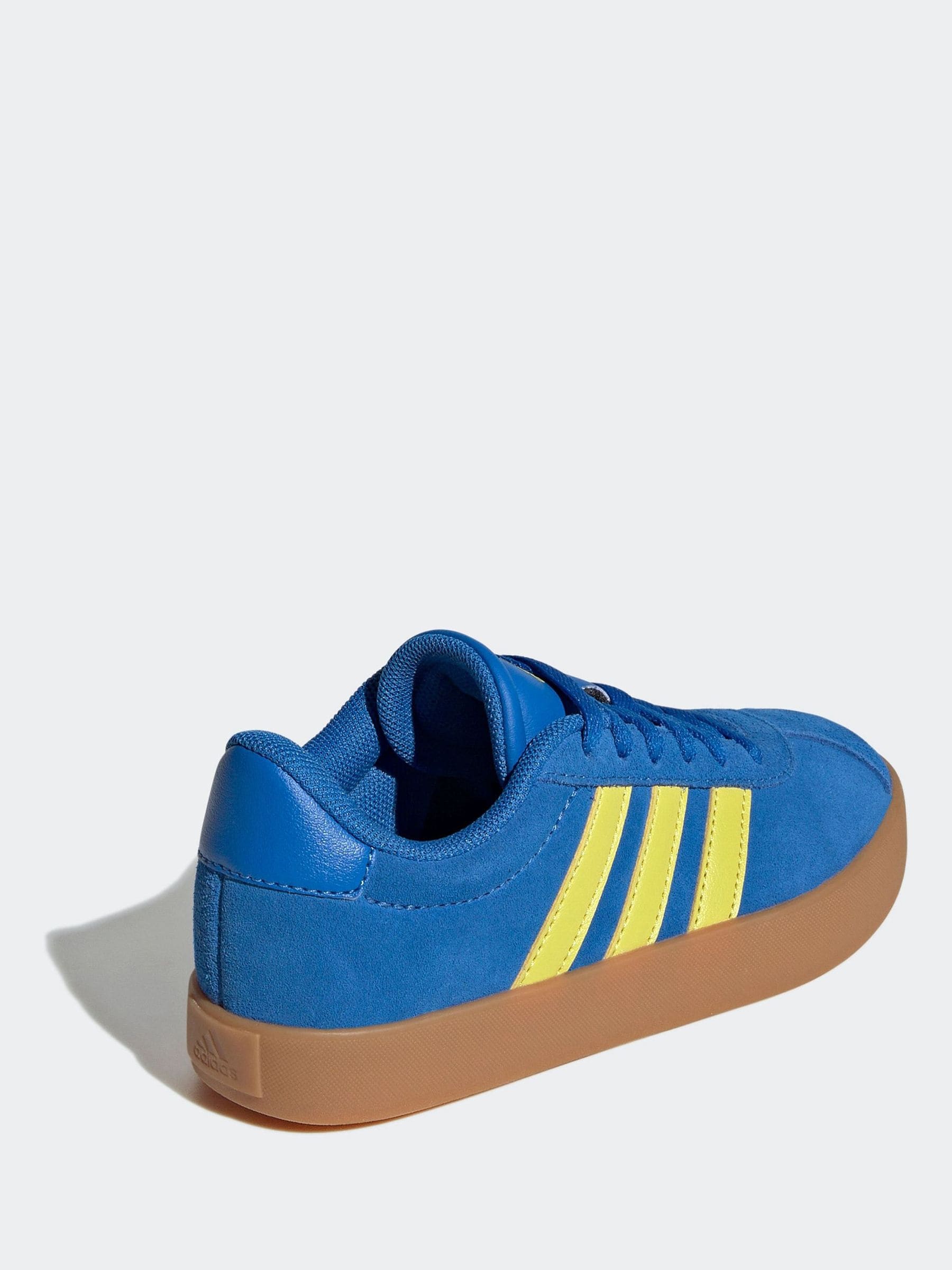 adidas Blue/Yellow VL Court 3.0 Trainers