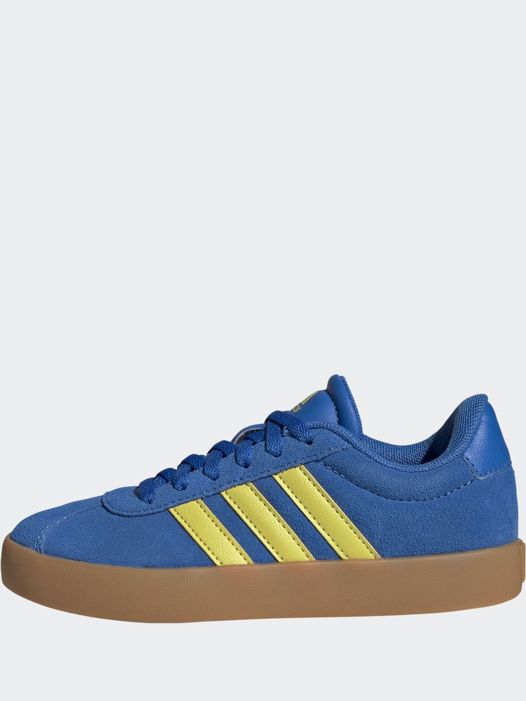 adidas Blue/Yellow VL Court 3.0 Trainers