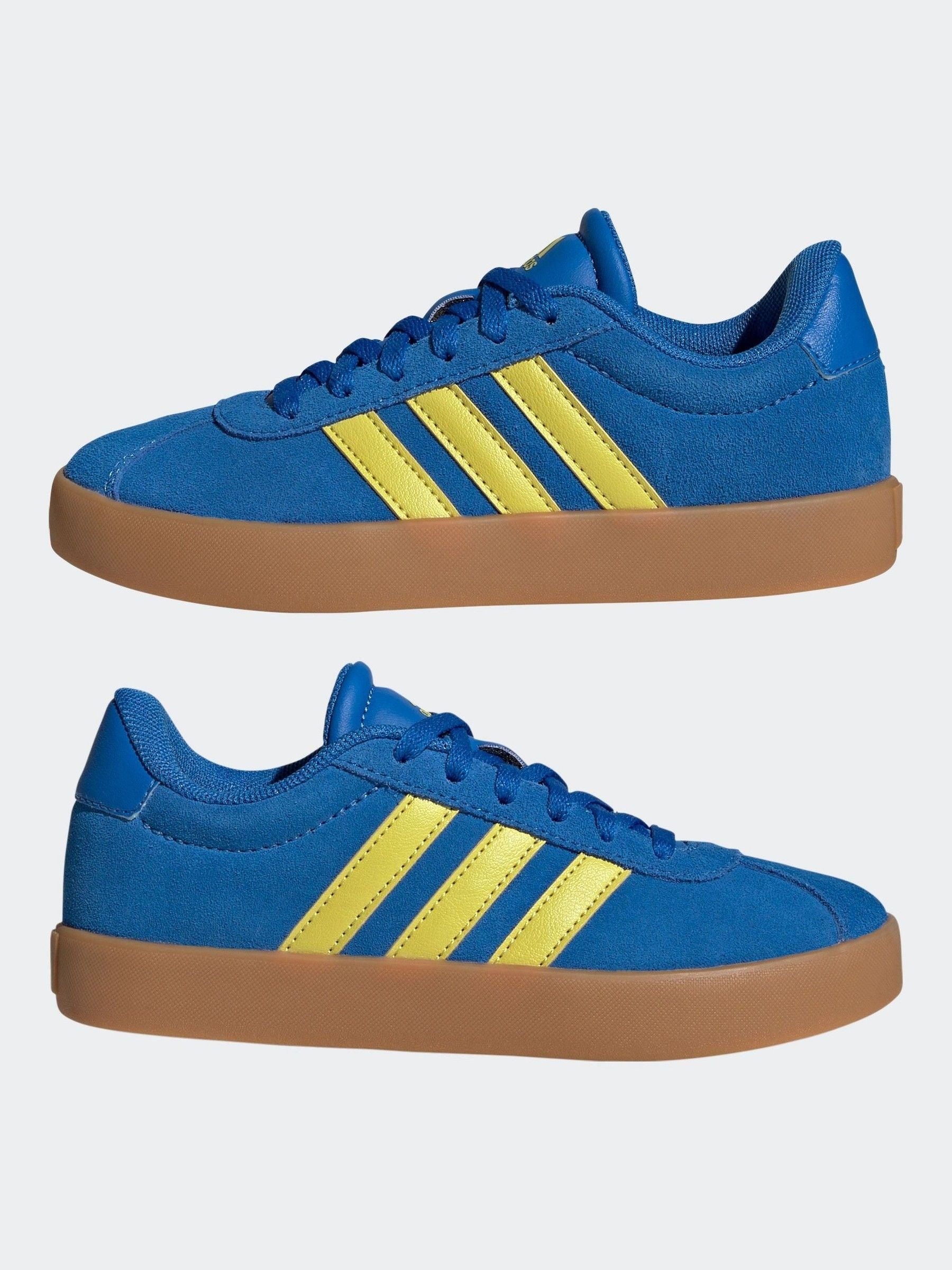 adidas Blue/Yellow VL Court 3.0 Trainers