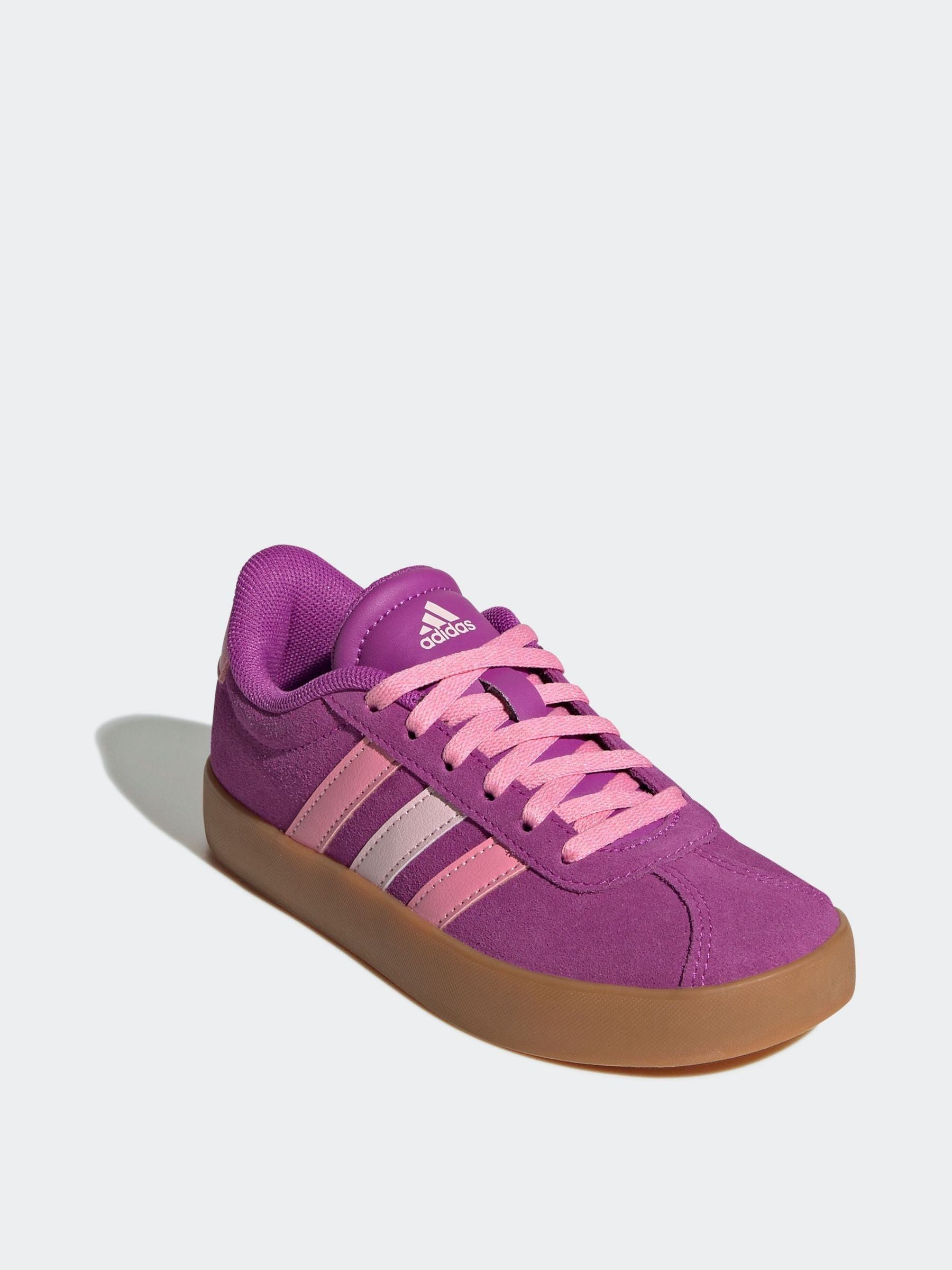 adidas Purple Blue VL Court 3.0 Trainers