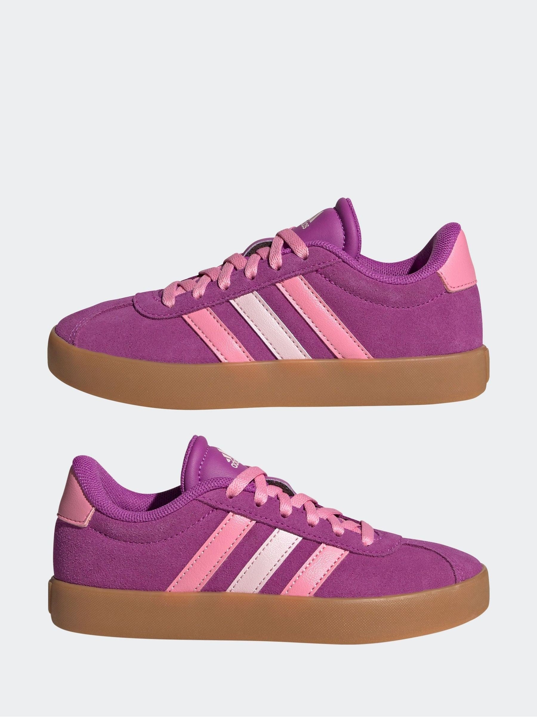 adidas Purple Blue VL Court 3.0 Trainers