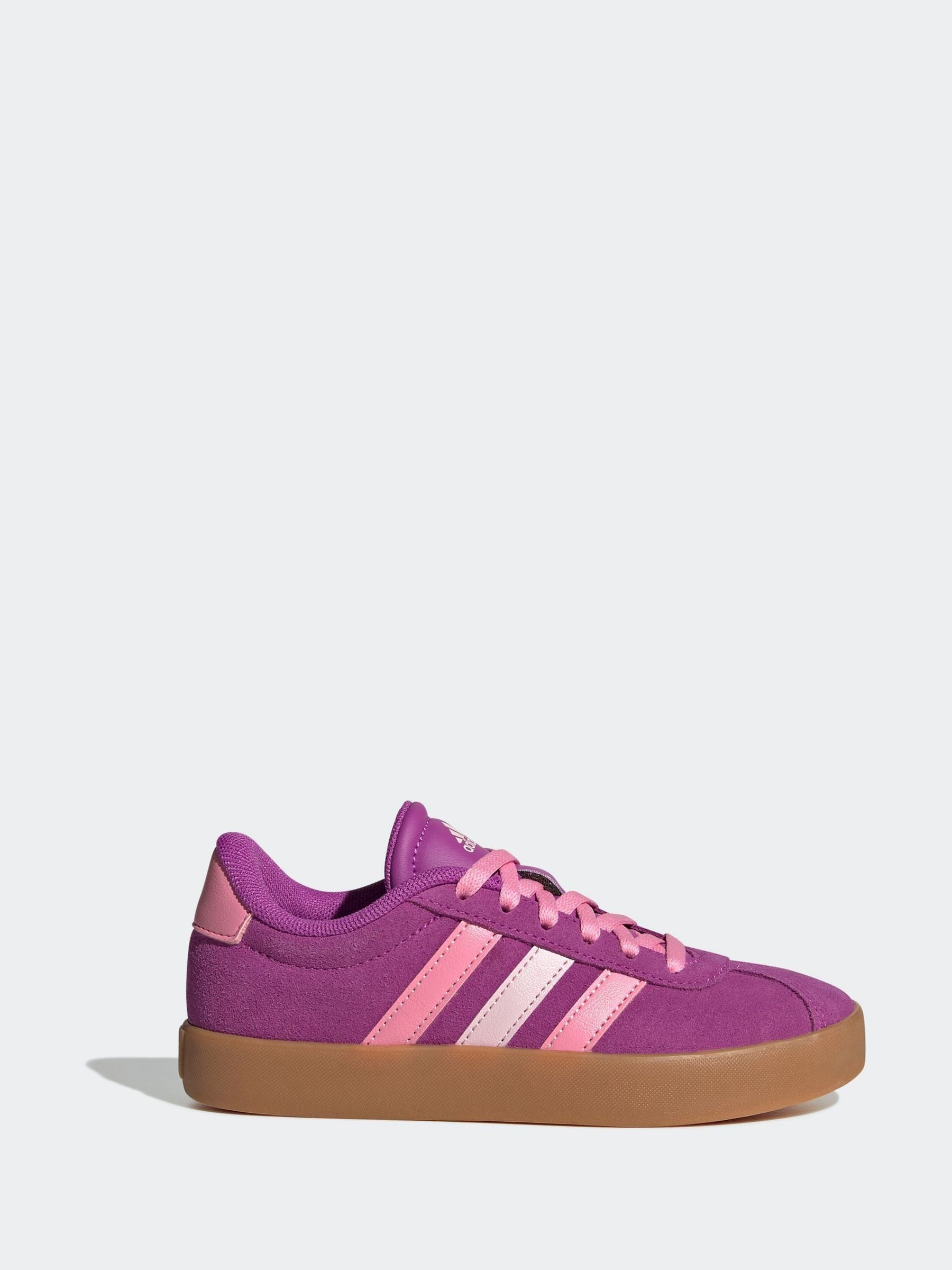 adidas Purple Blue VL Court 3.0 Trainers