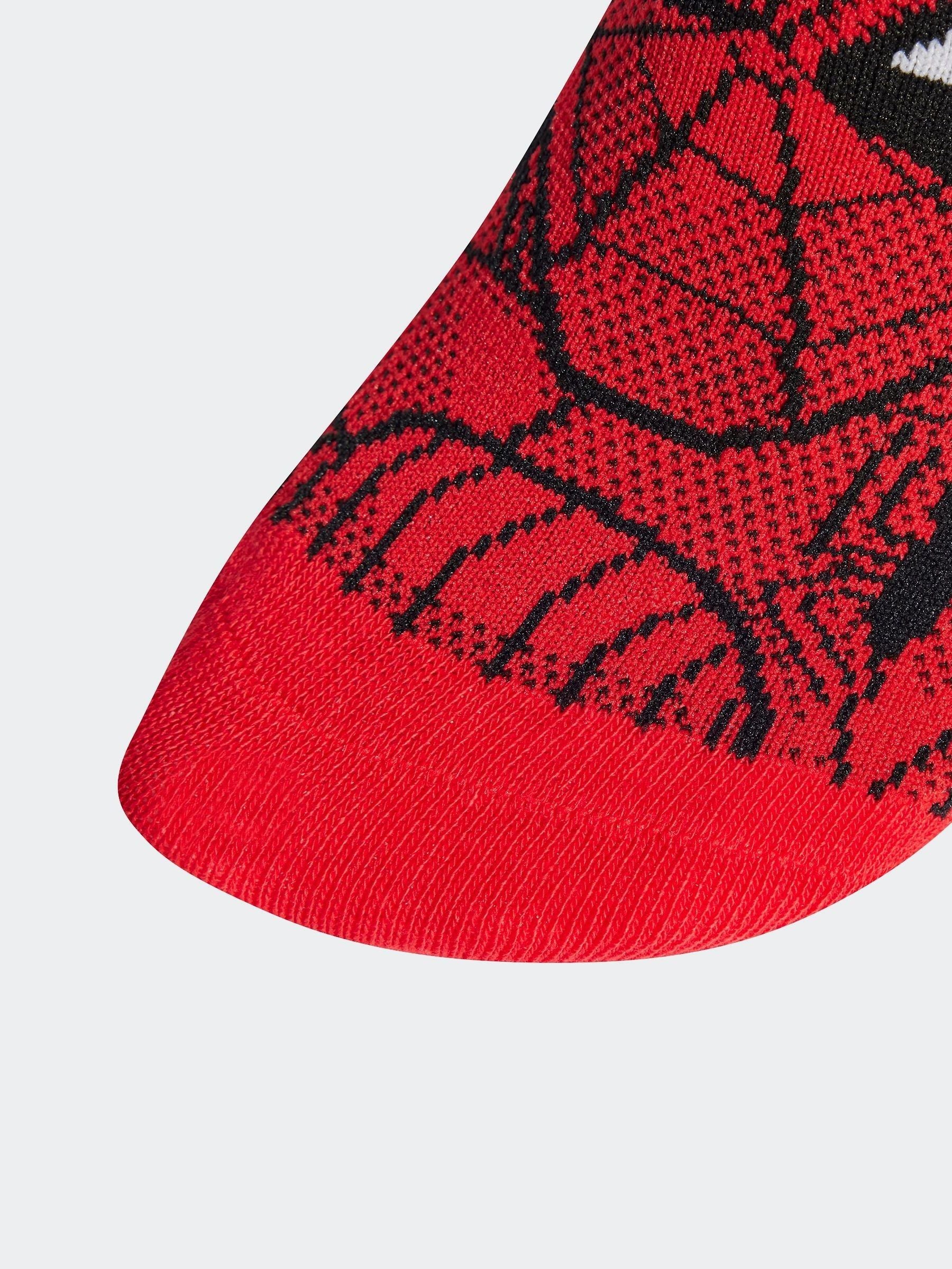 adidas Red/Black Marvel Spider Man Socks 3 Pack