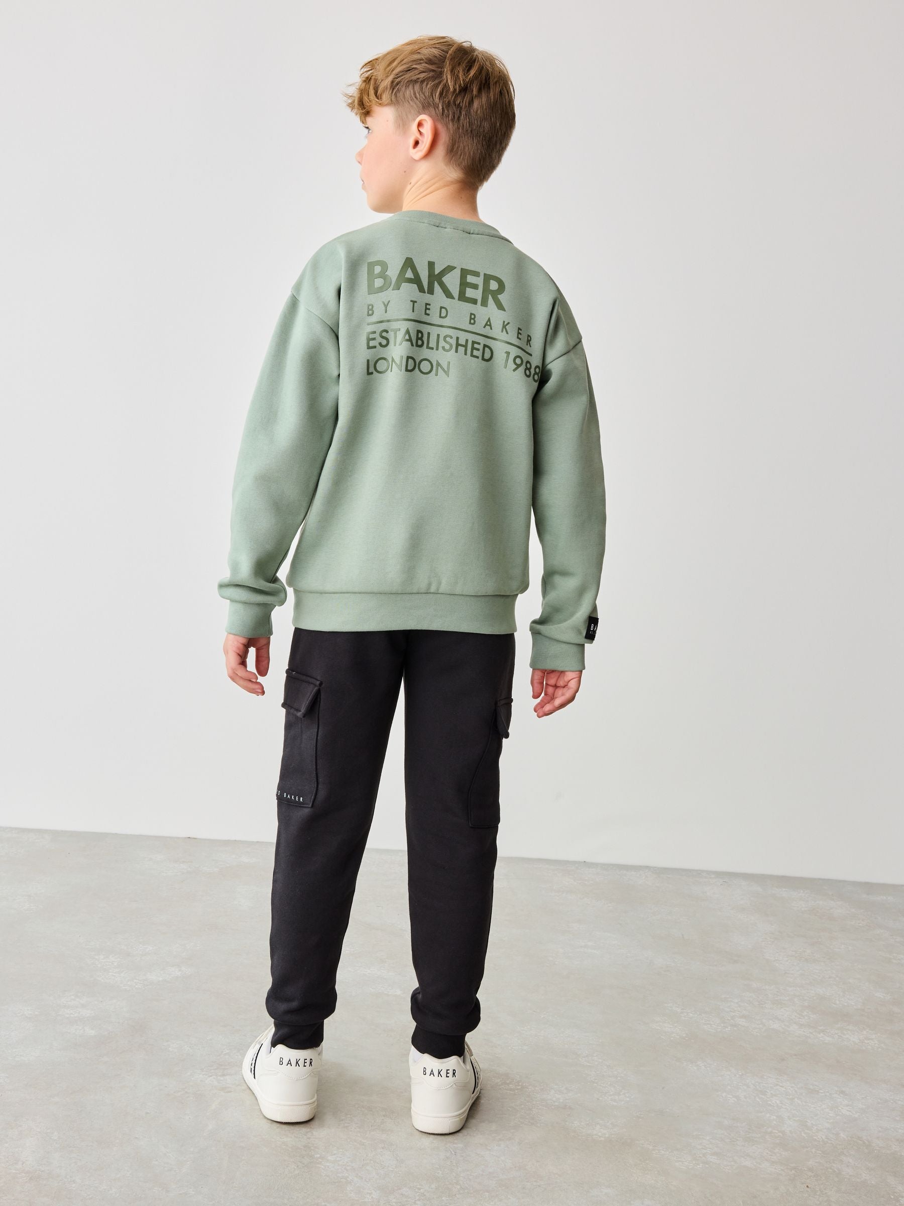 Baker by Ted Baker Sweatshirt and Cargo Joggers Set