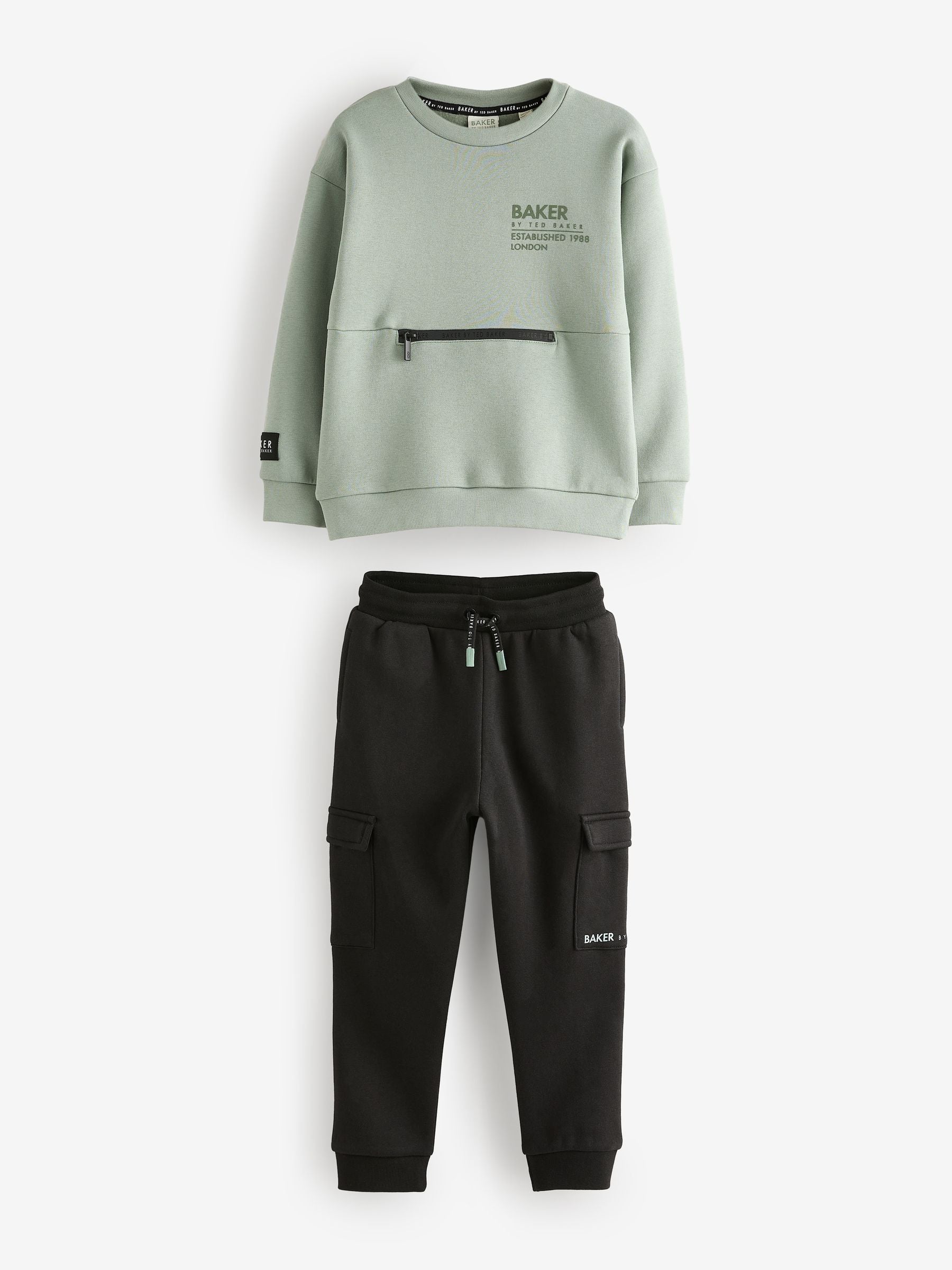 Baker by Ted Baker Sweatshirt and Cargo Joggers Set