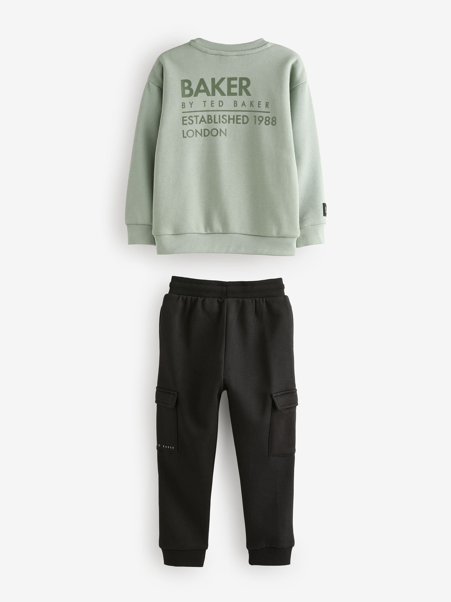 Baker by Ted Baker Sweatshirt and Cargo Joggers Set