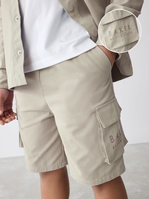 Baker by Ted Baker Woven Cargo 100% Cotton Shorts