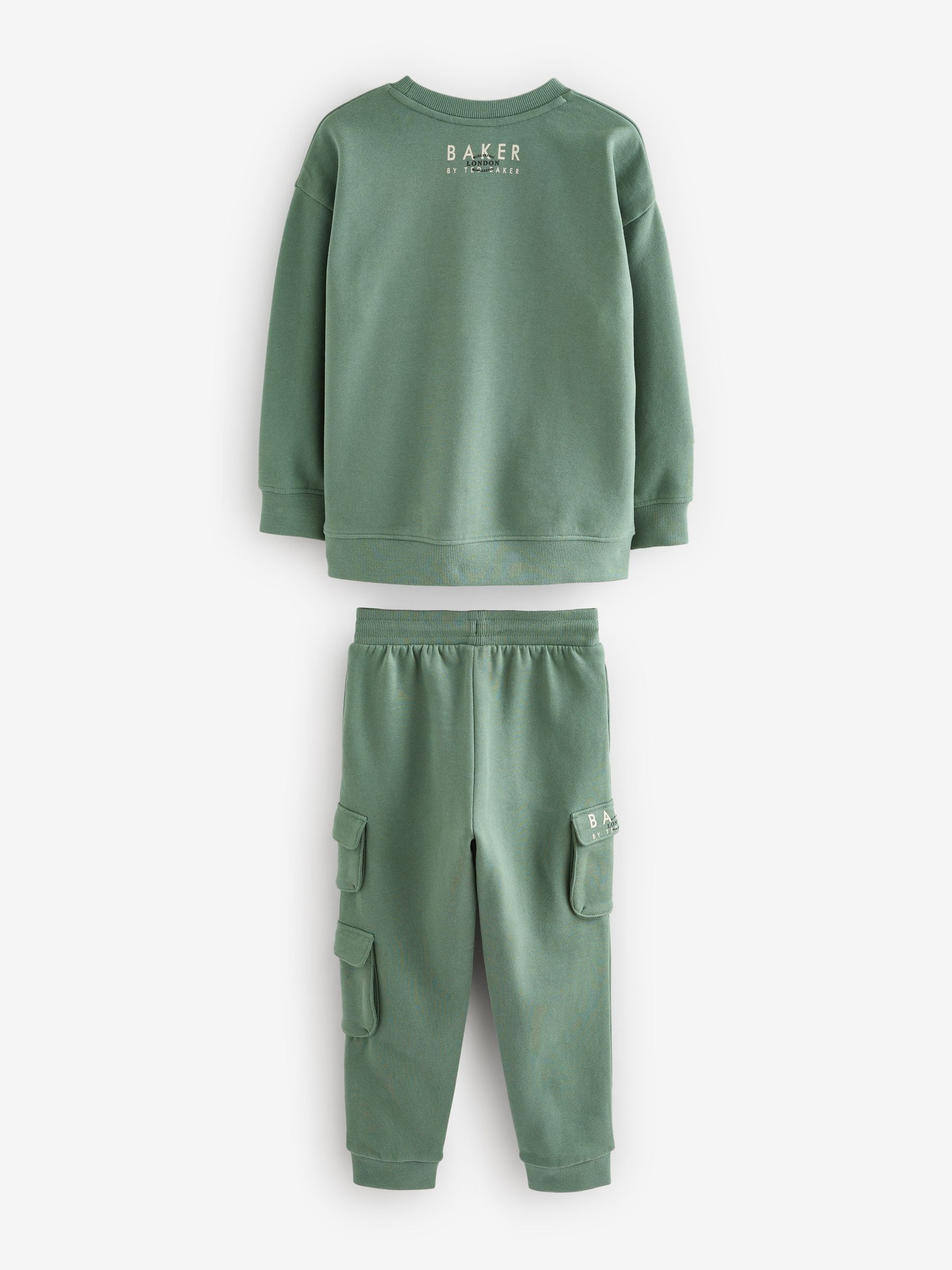 Baker by Ted Baker Graphic Sweatshirt And Cargo Joggers Set