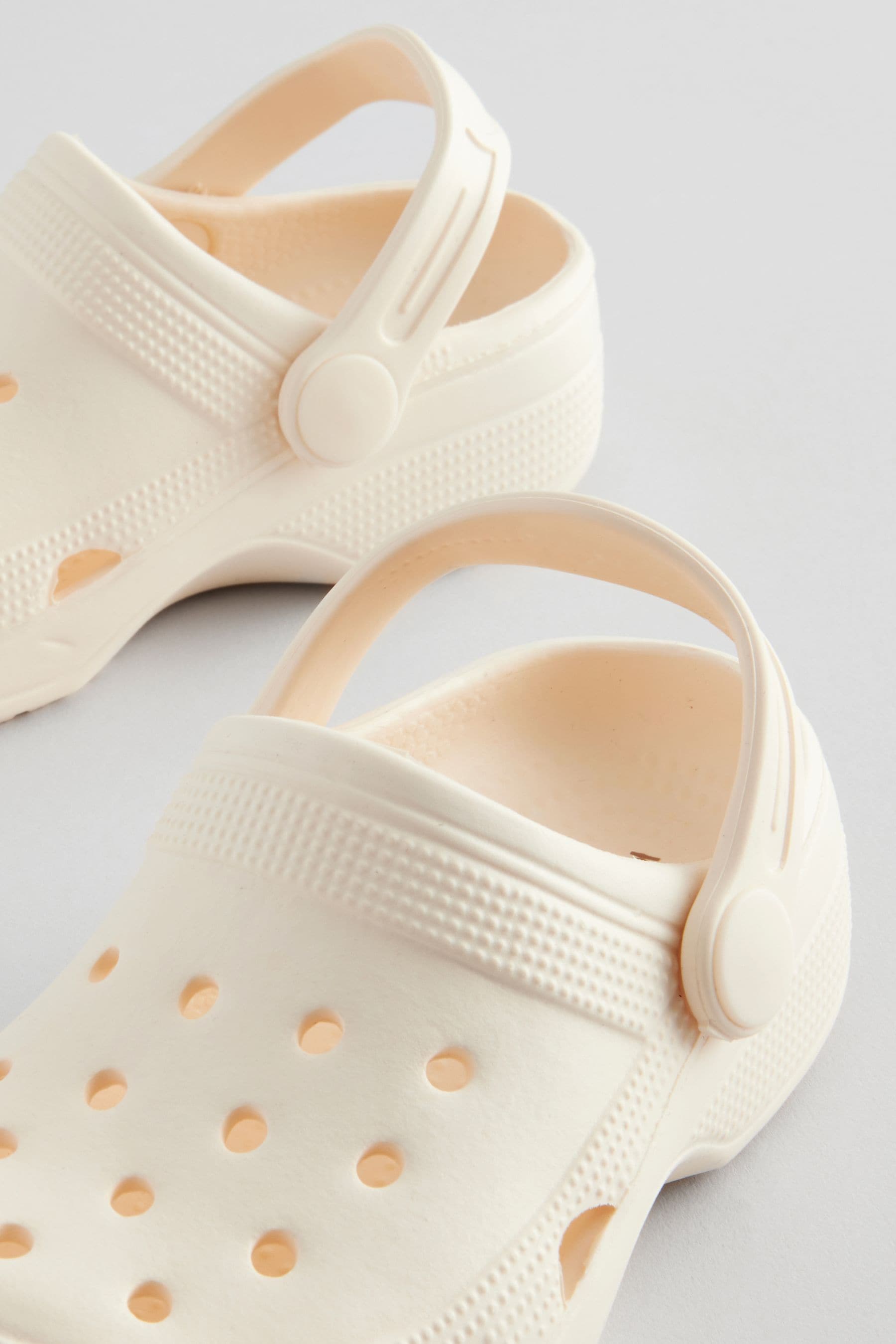 Neutral White Clogs