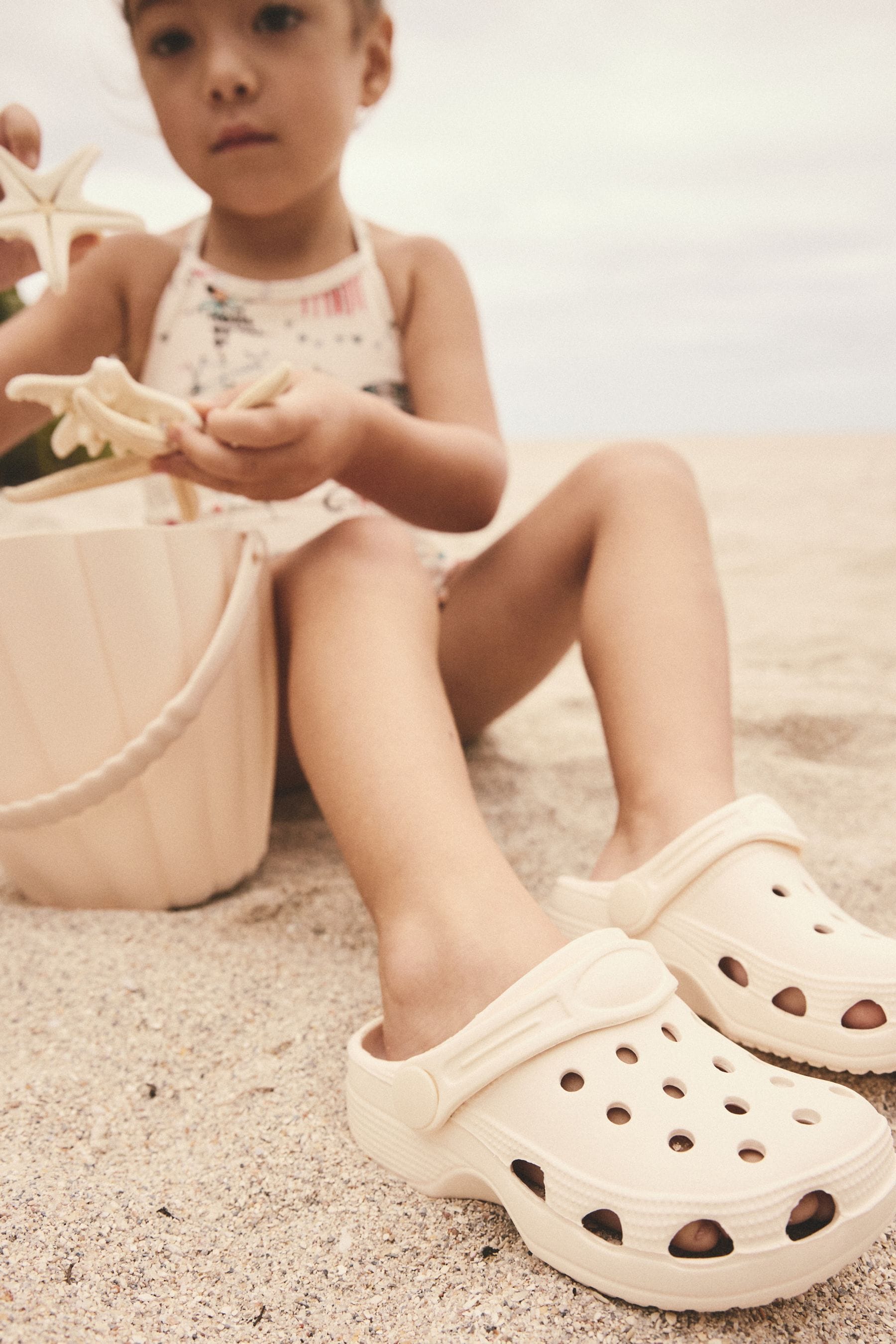 Neutral White Clogs