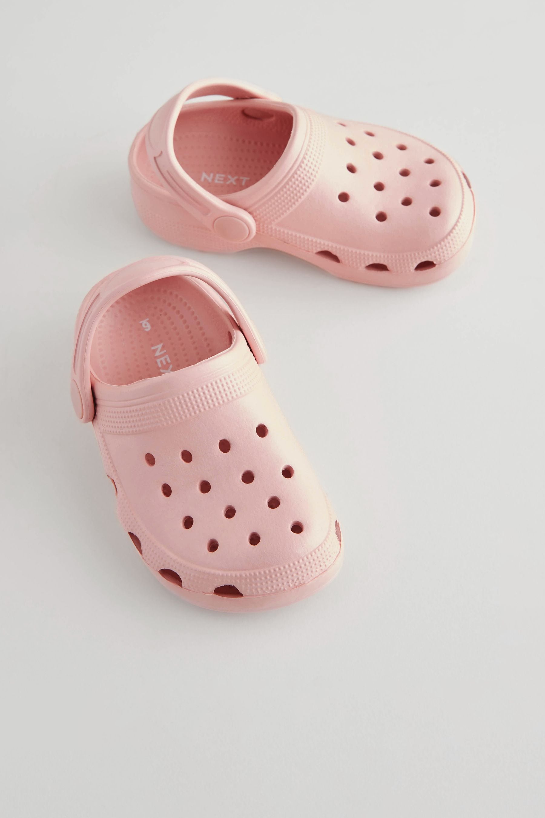 Pink Rust Clogs