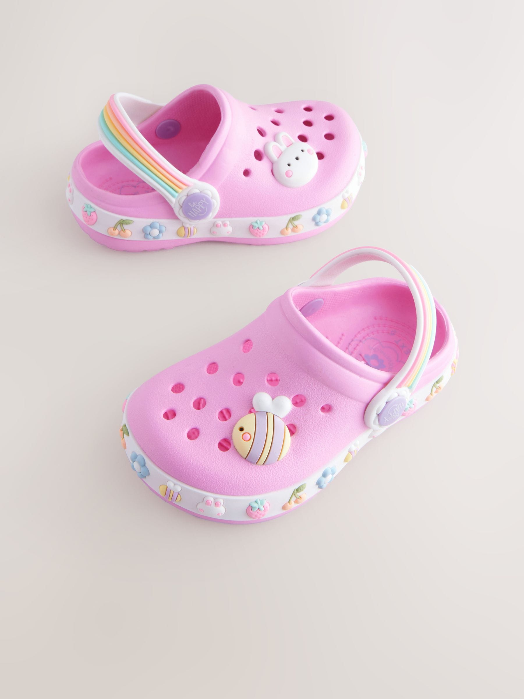 Pink Character Clogs