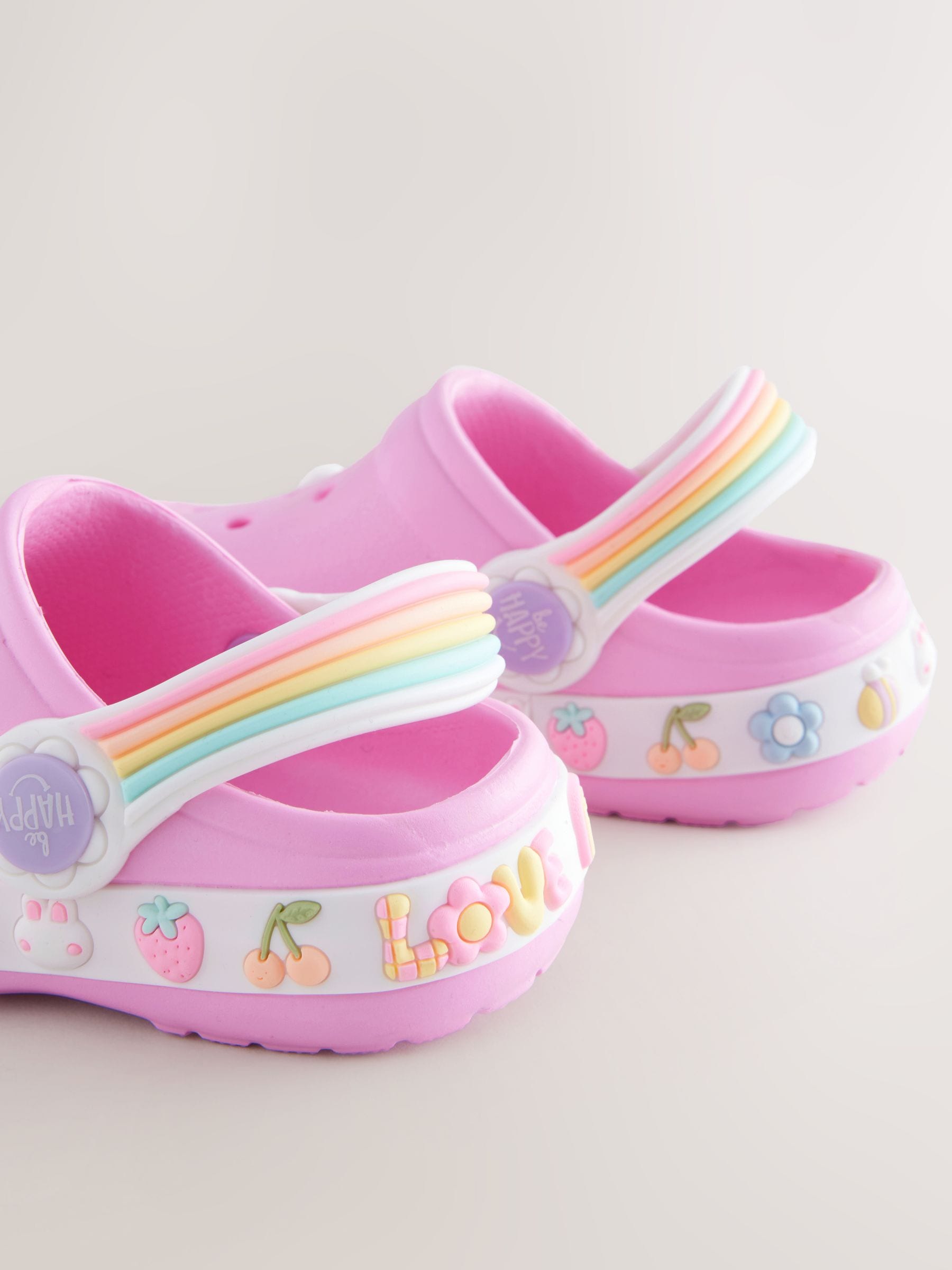 Pink Character Clogs