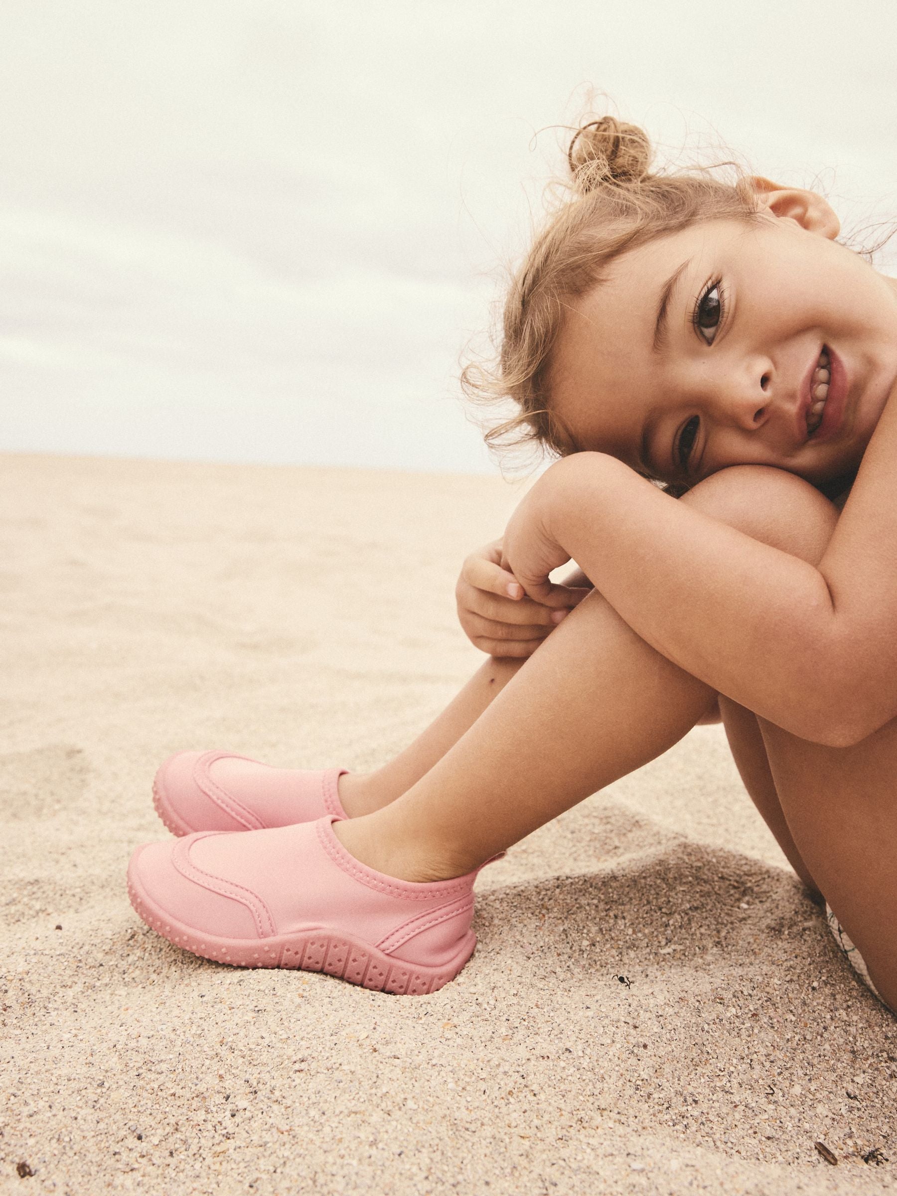 Pink Swim Socks