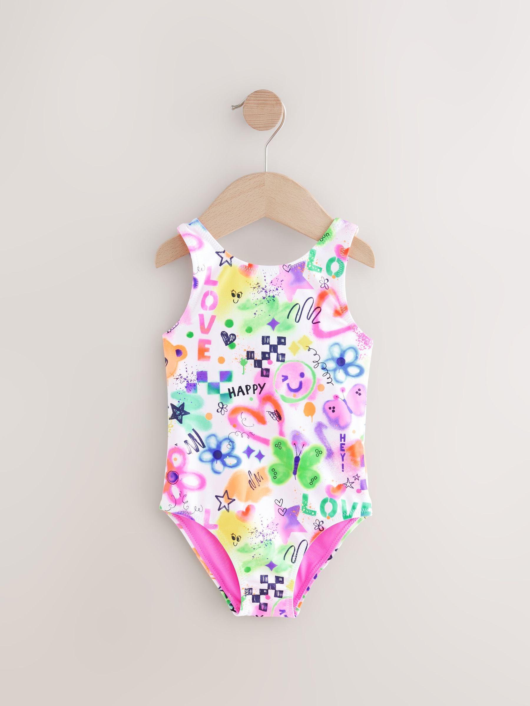 Multi Graffiti Swimsuit (3mths-7yrs)