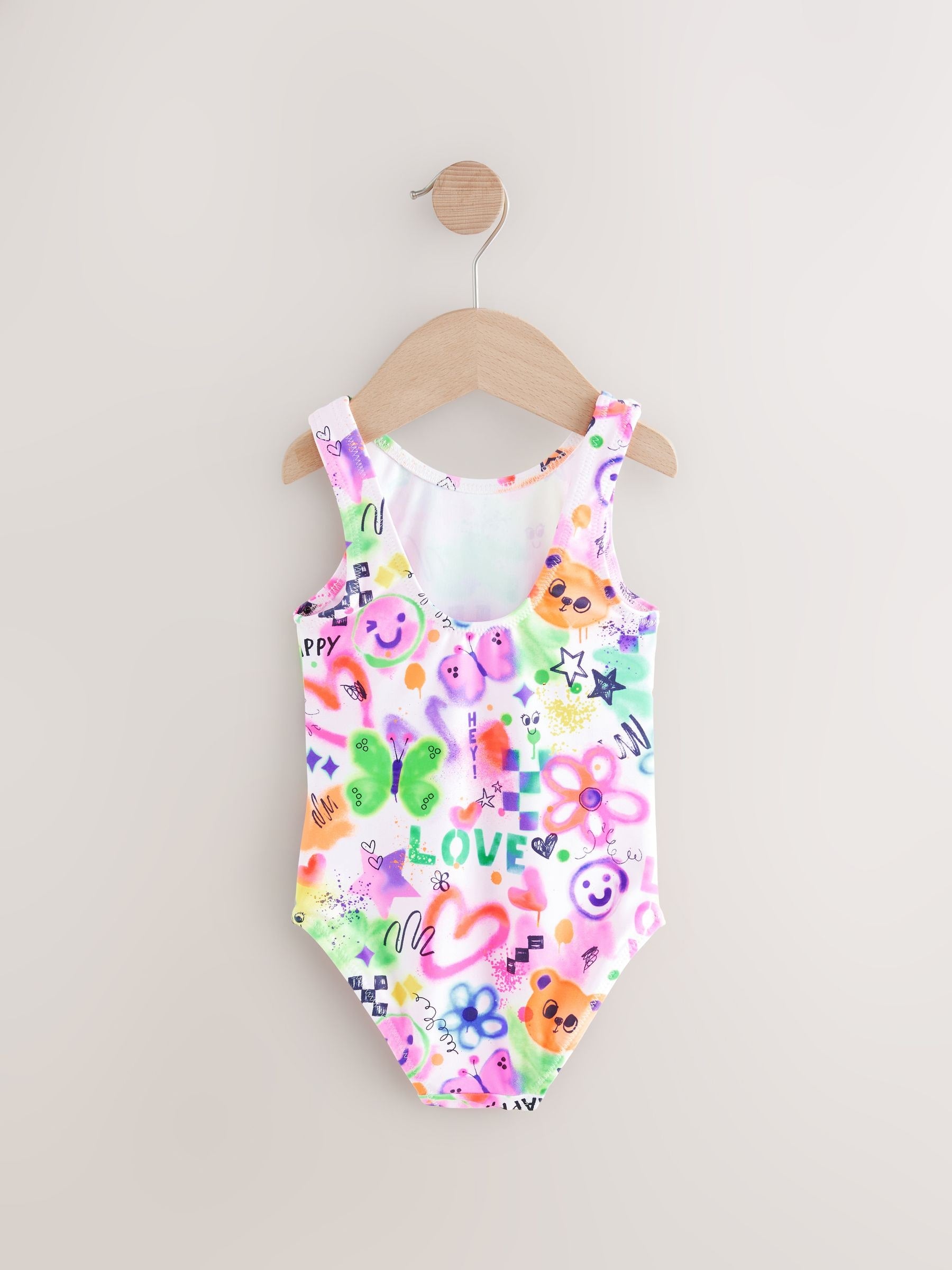 Multi Graffiti Swimsuit (3mths-7yrs)