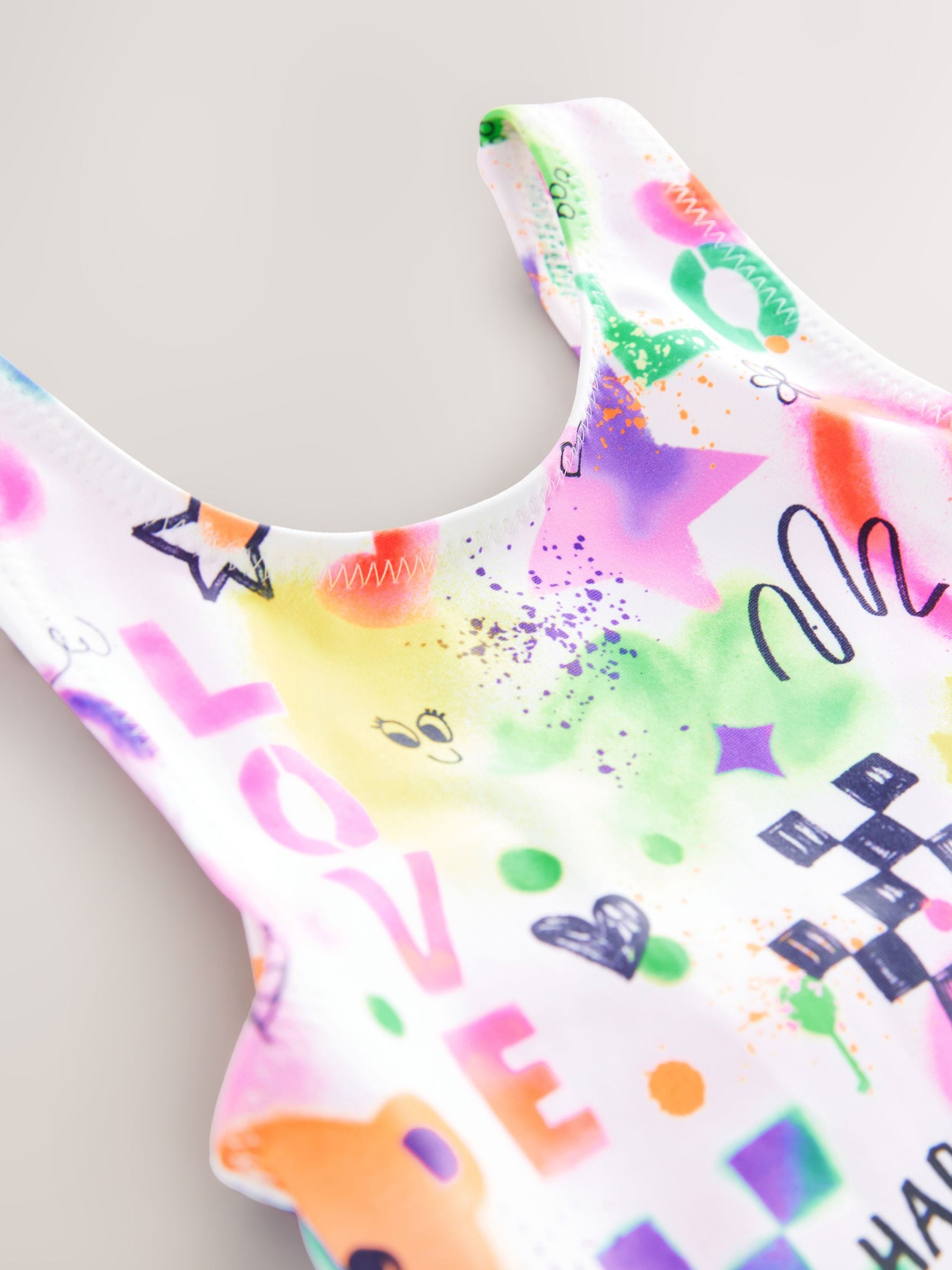 Multi Graffiti Swimsuit (3mths-7yrs)