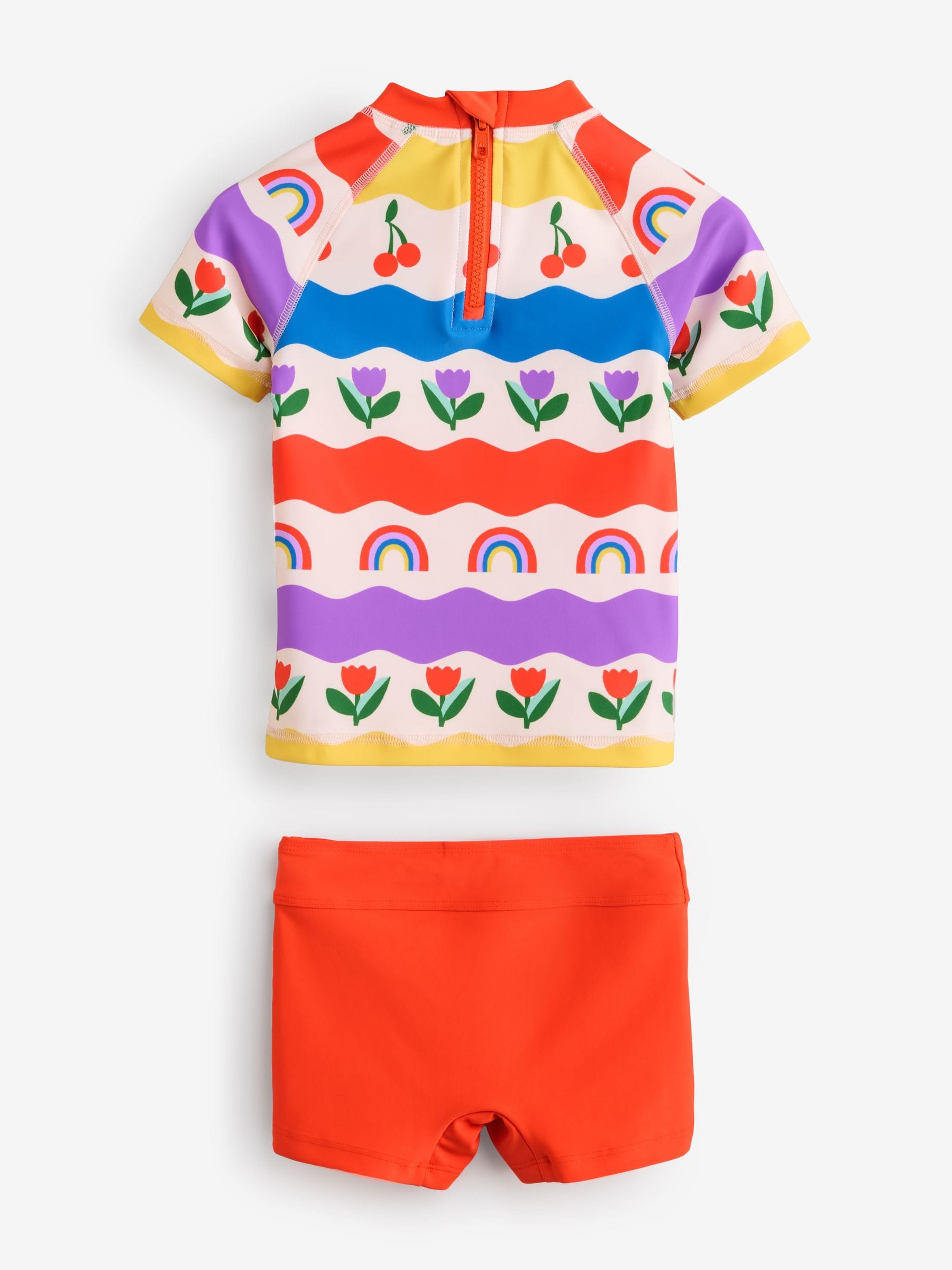 Multi Rainbow Sunsafe Rash Vest Set (3mths-7yrs)