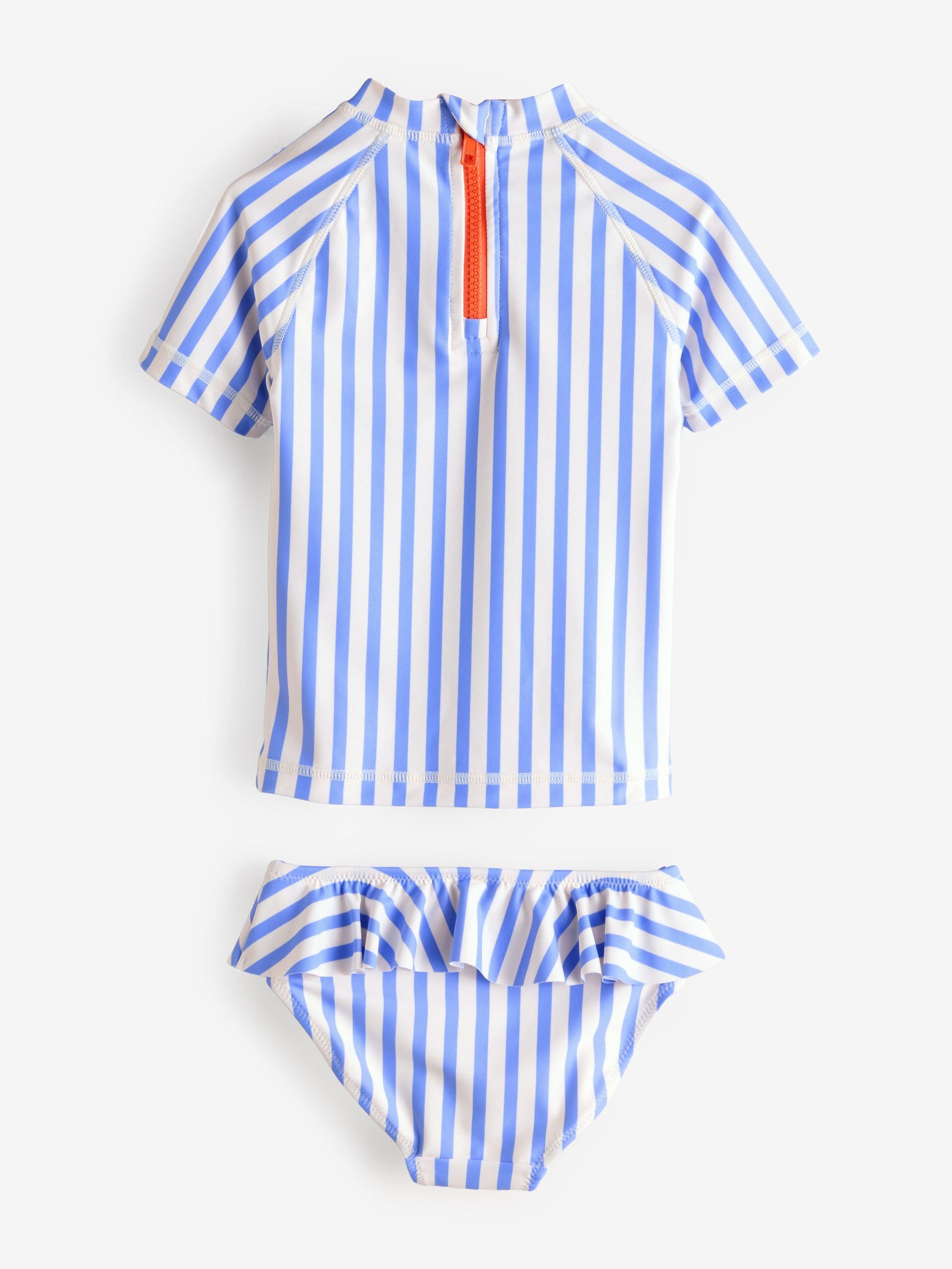 Blue/White Stripe Sunsafe Rash Vest Set (3mths-7yrs)