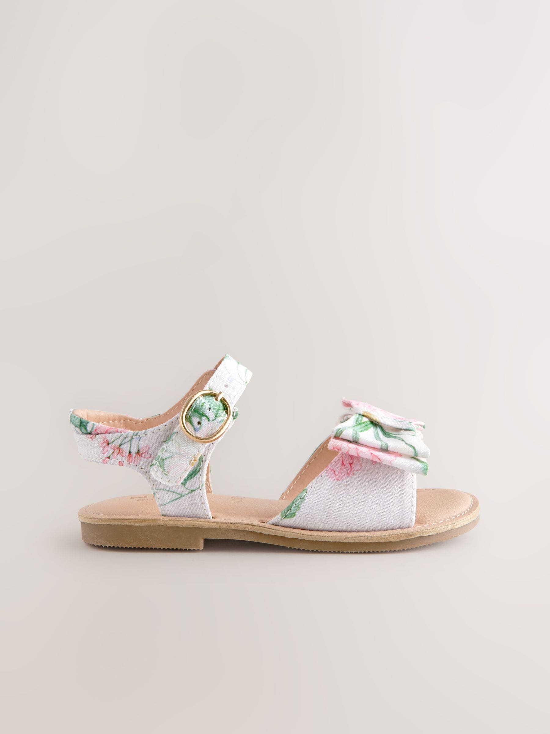 Floral Standard Fit (F) Bow Occasion Sandals